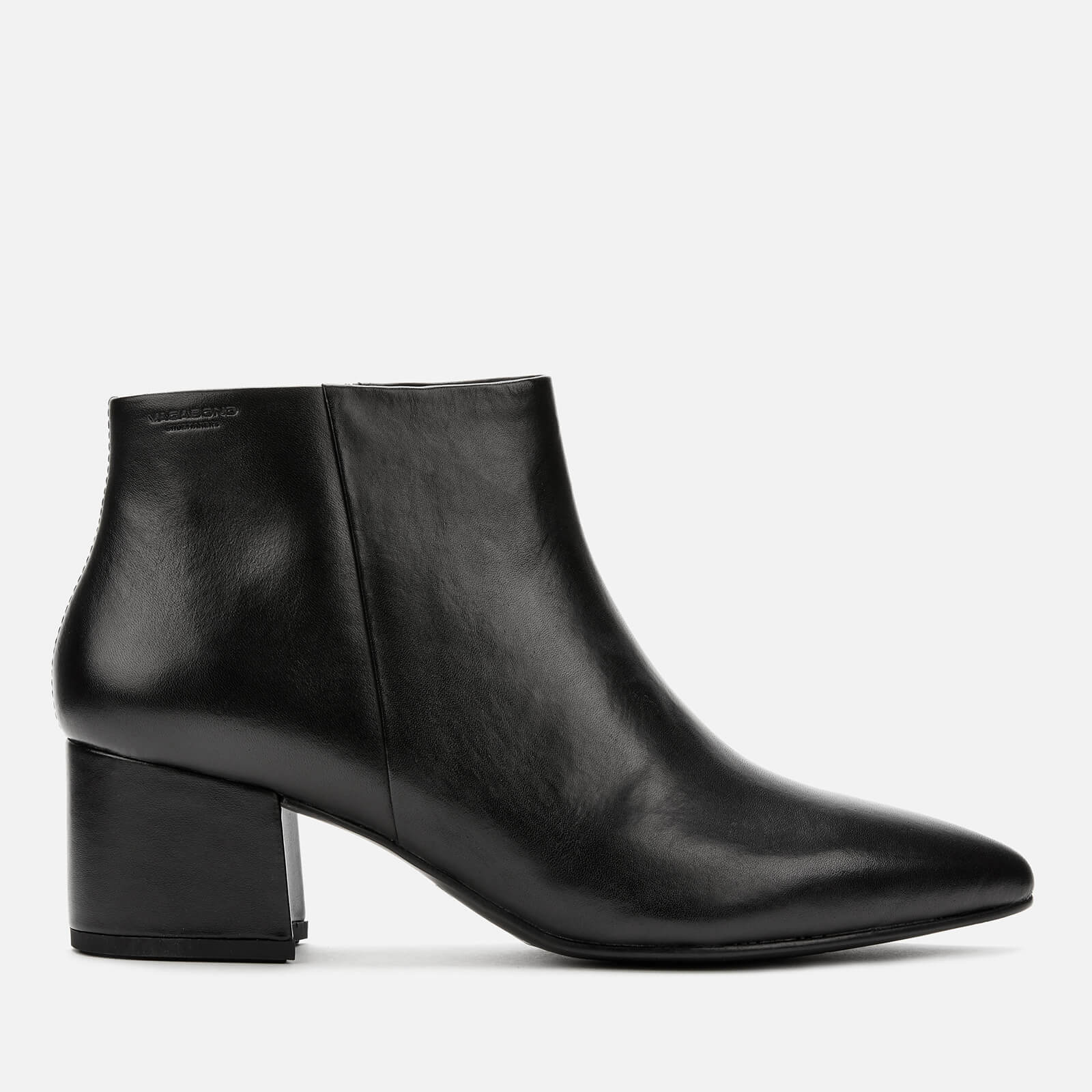mya black leather boots