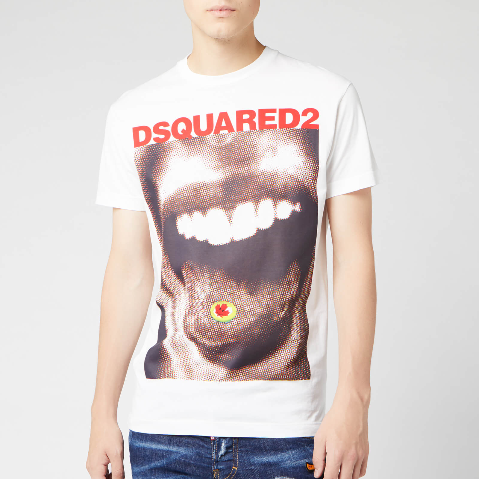 dsquared2 mouth t shirt