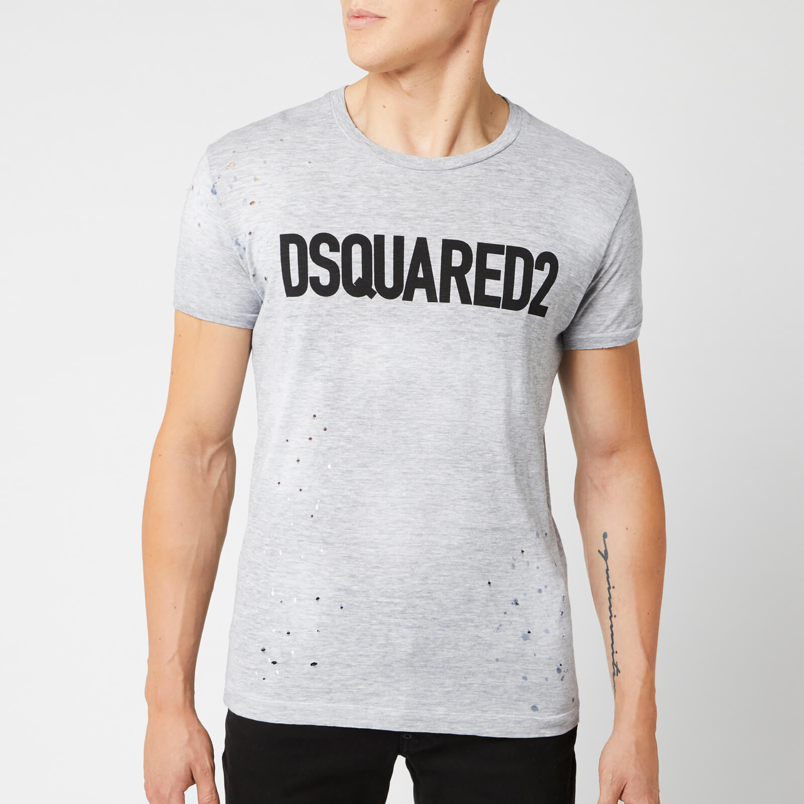 dsquared2 t shirt paint
