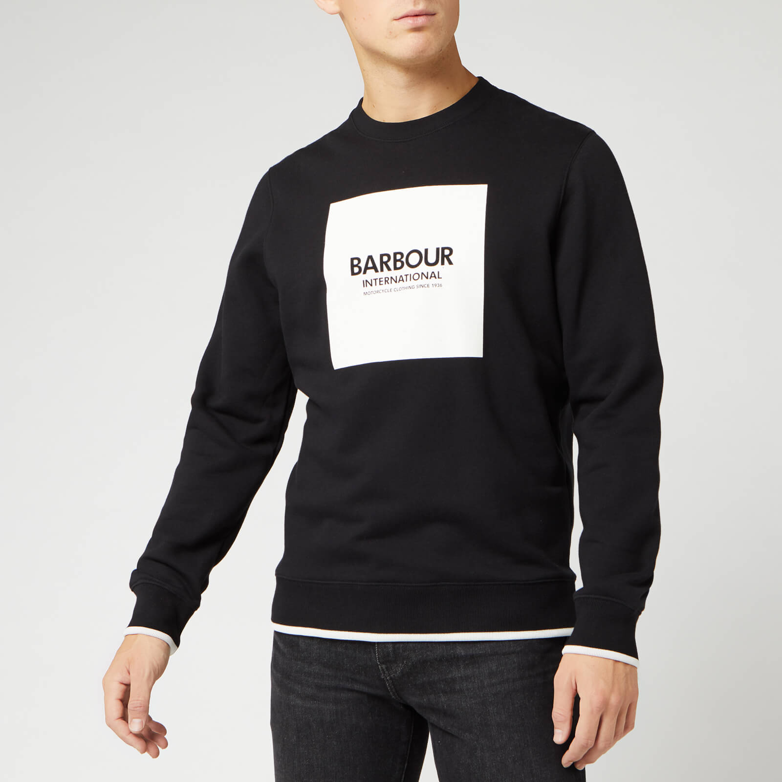 barbour black sweatshirt