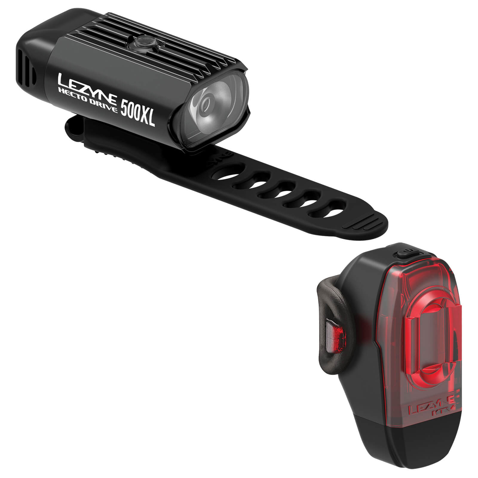 Lezyne Hecto 500XL and KTV Drive Pair Front//Rear