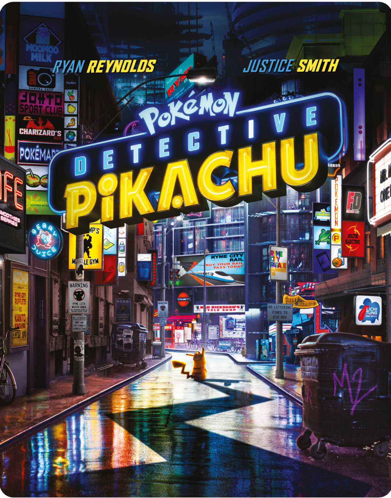 Detective Pikachu Limited Edition 4k Steelbook Includes 2d Blu Ray