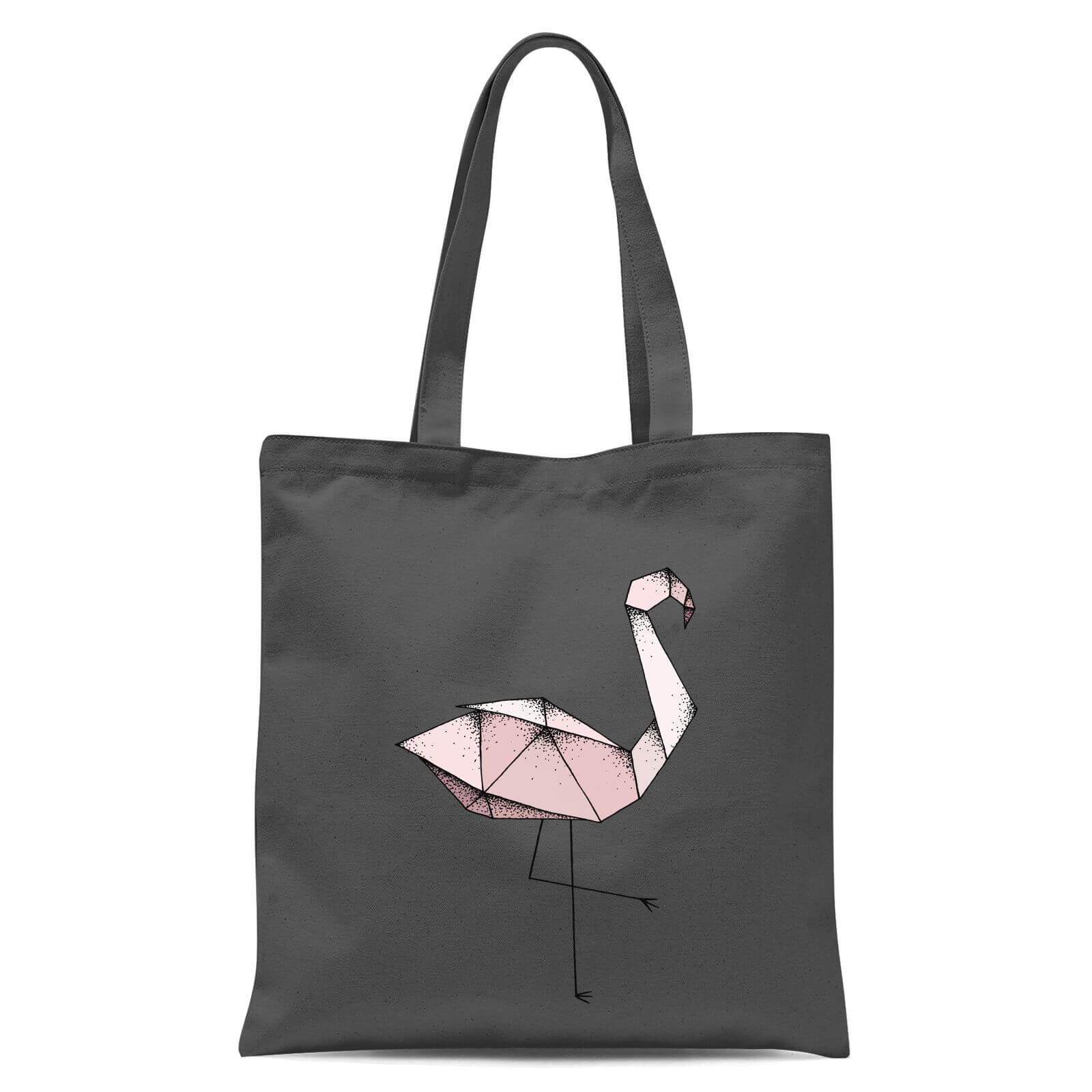 Flamingo Tote Bag Grey Flamingo Tote Bag Grey