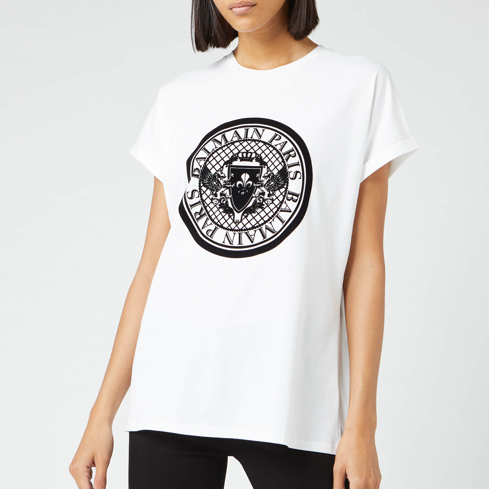 balmain coin t shirt