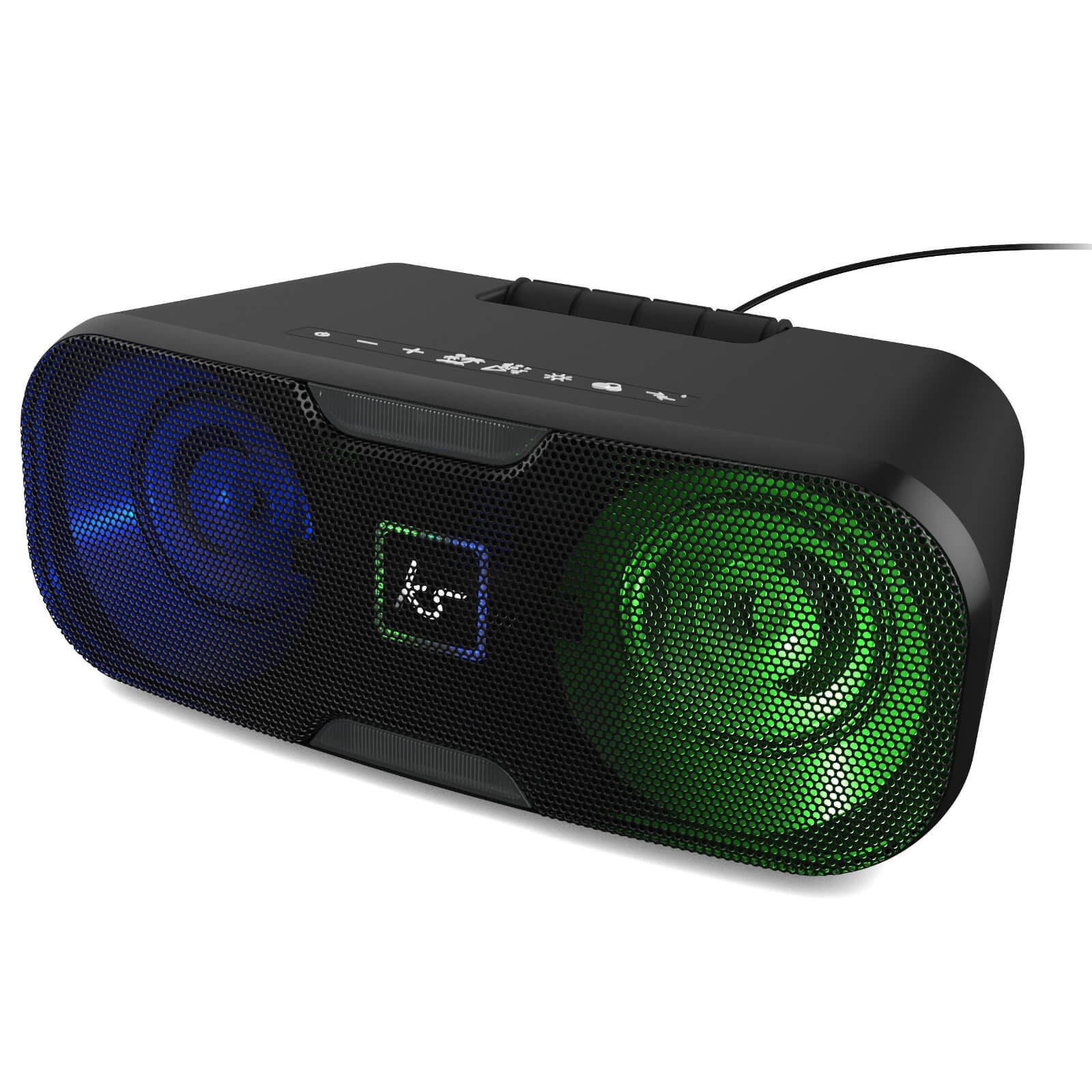 kitsound slam xl bluetooth party speaker