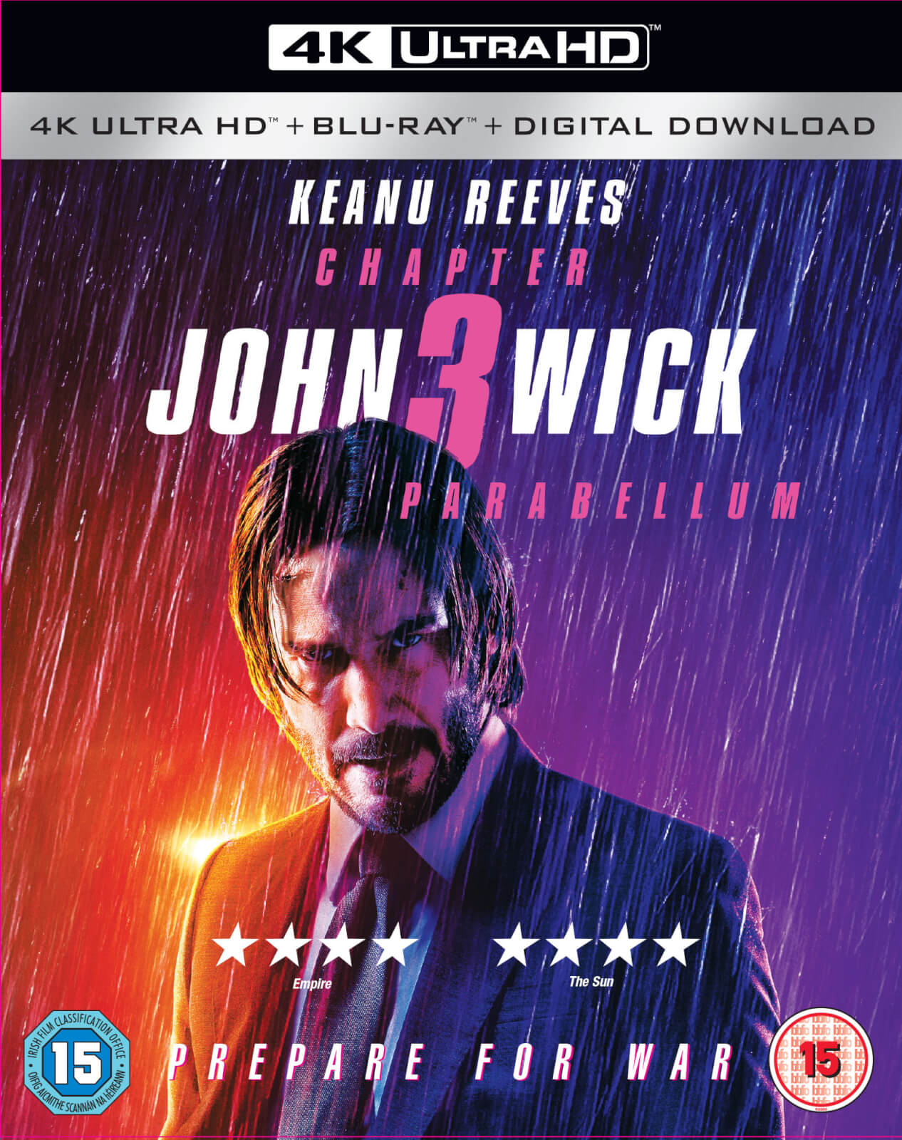 John Wick Chapter 3 Parabellum 4k Ultra Hd Blu Ray Zavvi Uk