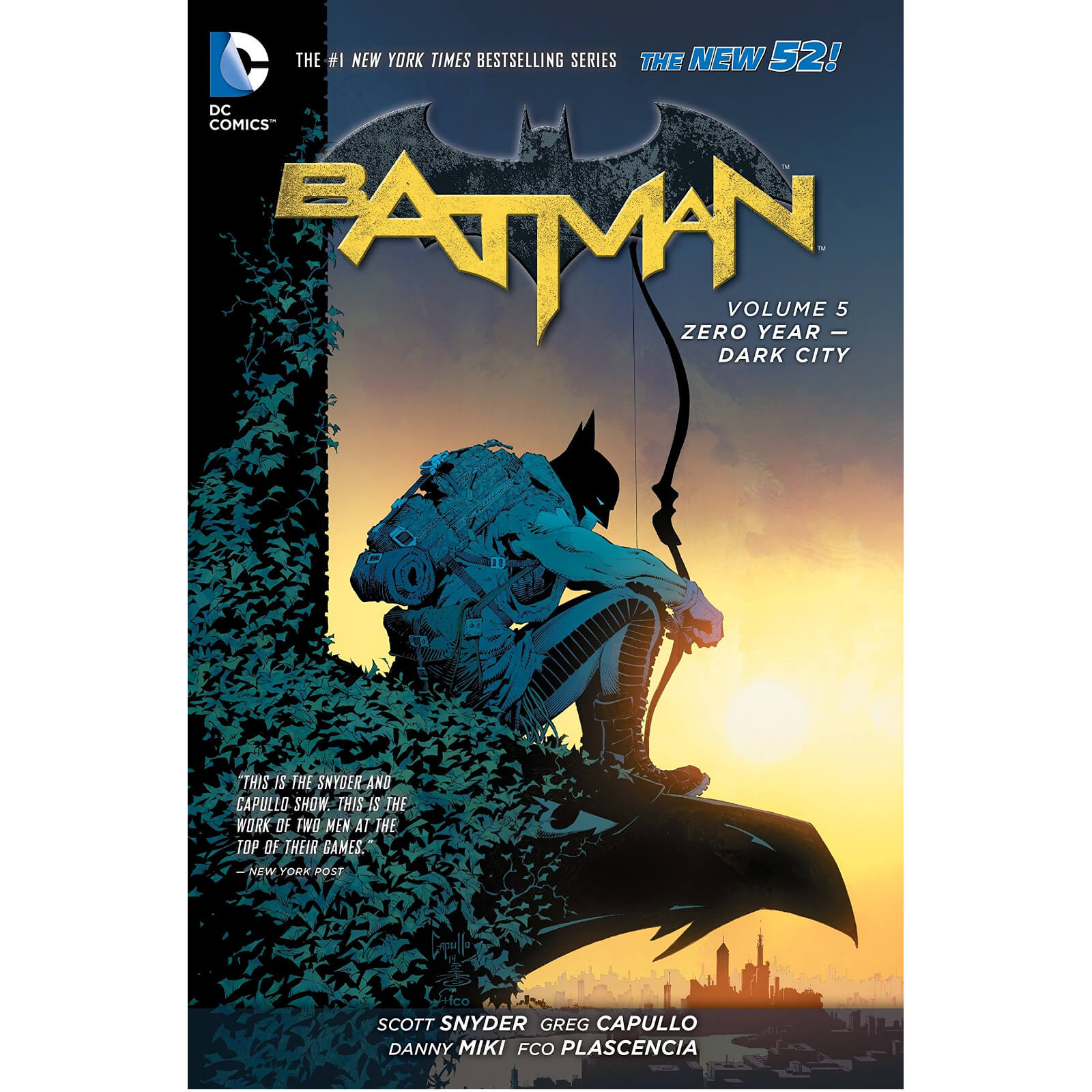 Dc Comics Batman Vol 5 Zero Year Dark City Graphic Novel Hardcover