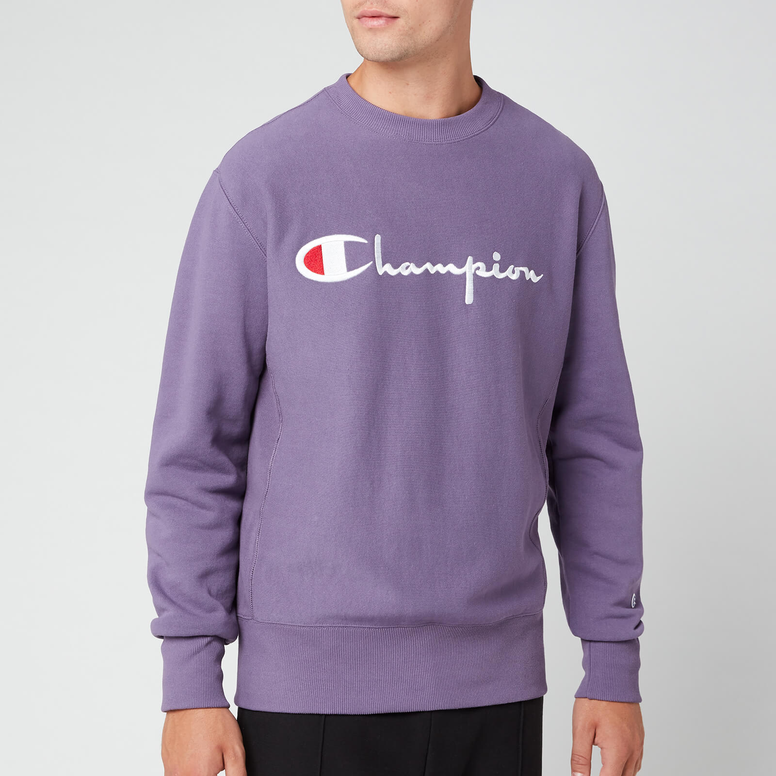 champion purple sweater