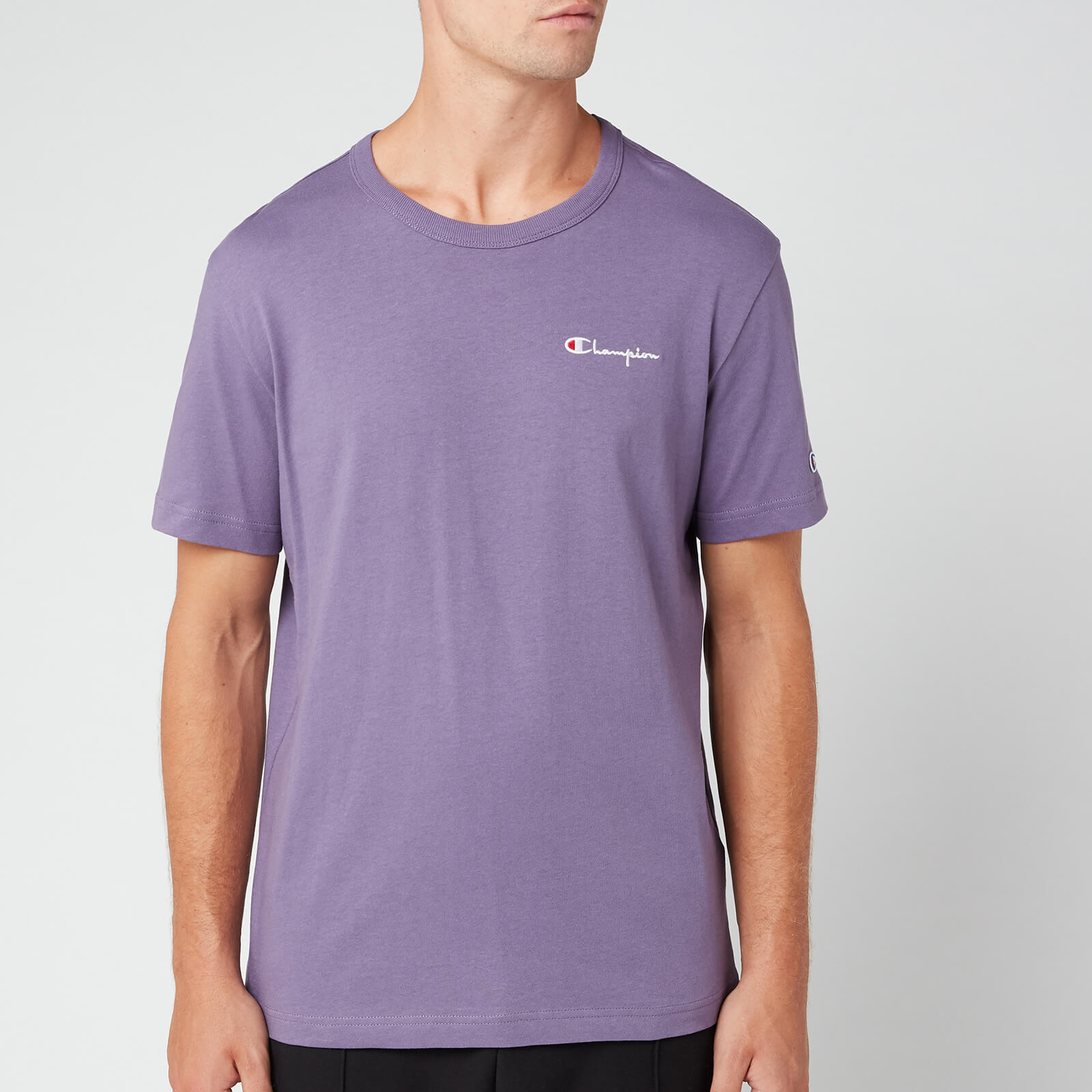mens purple champion t shirt