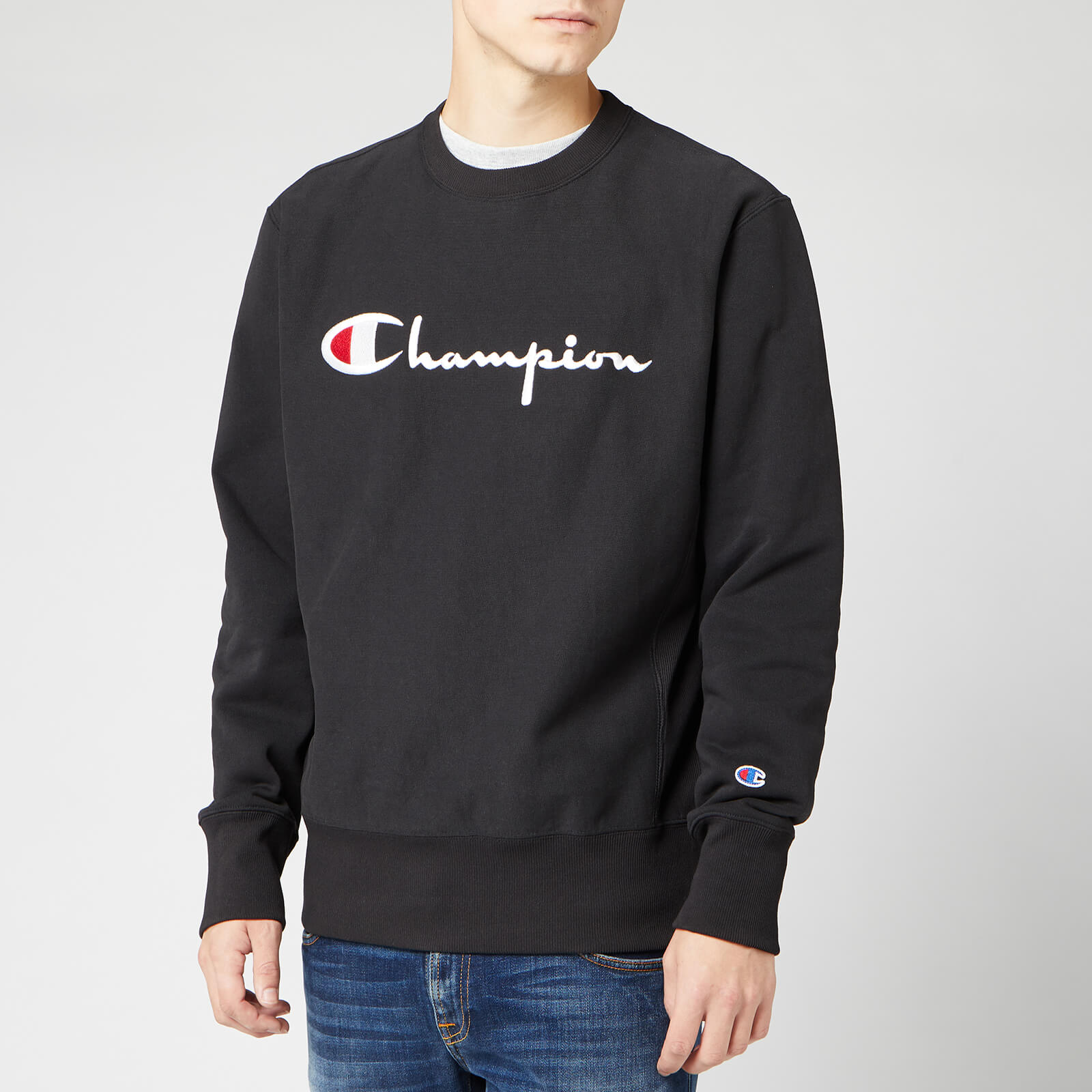 mens black champion shirt