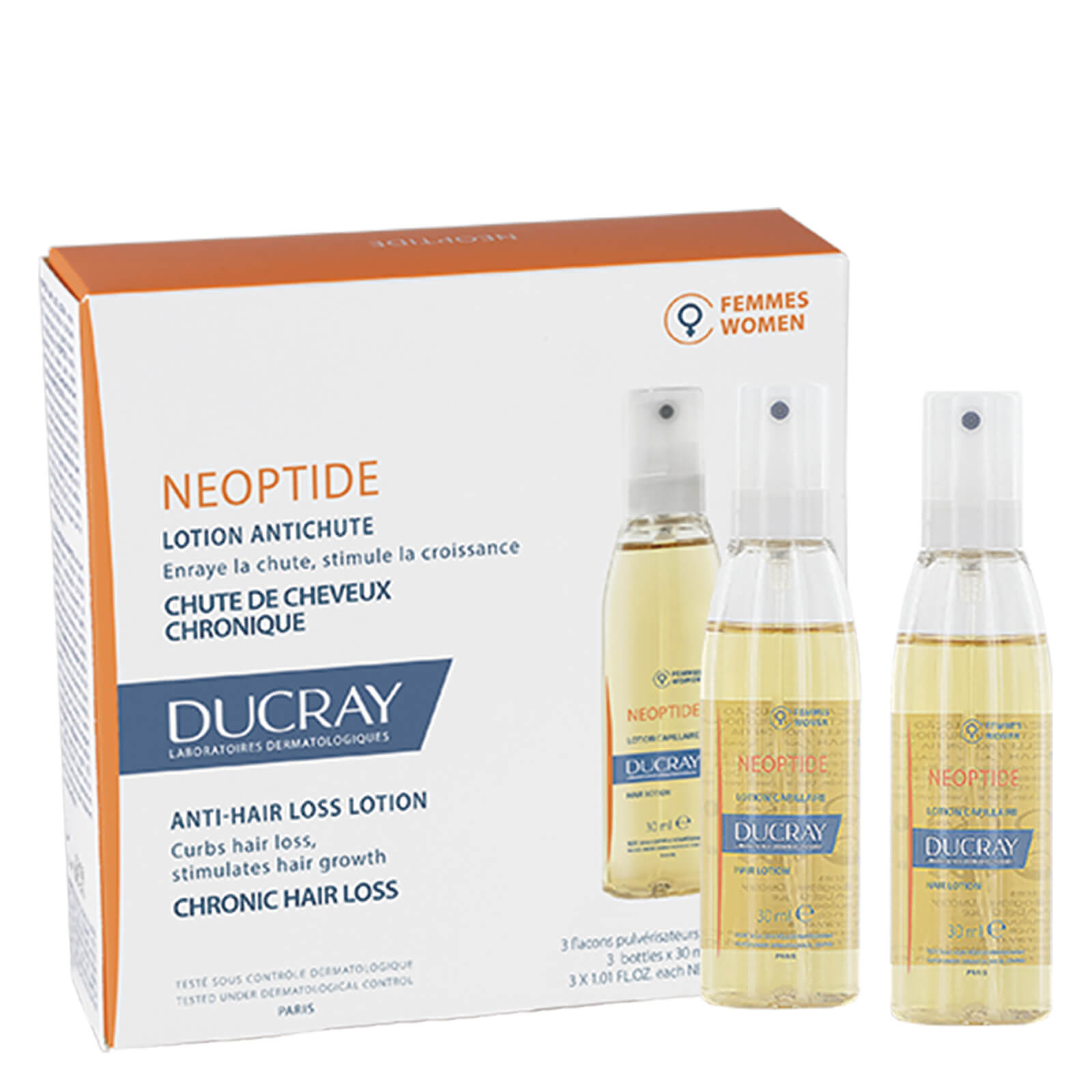 Ducray Neoptide Women S Hair Lotion Treatment For Chronic Thinning