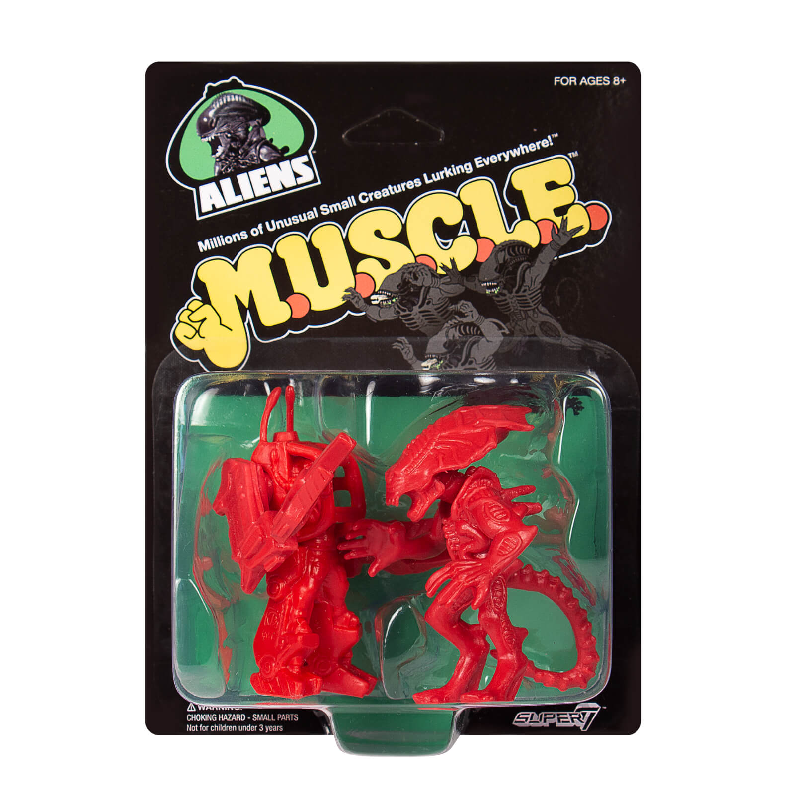 Super7 Alien Ripley And Alien Queen Red M U S C L E Figures Zavvi Exclusive 2 Pack Merchandise Zavvi Uk