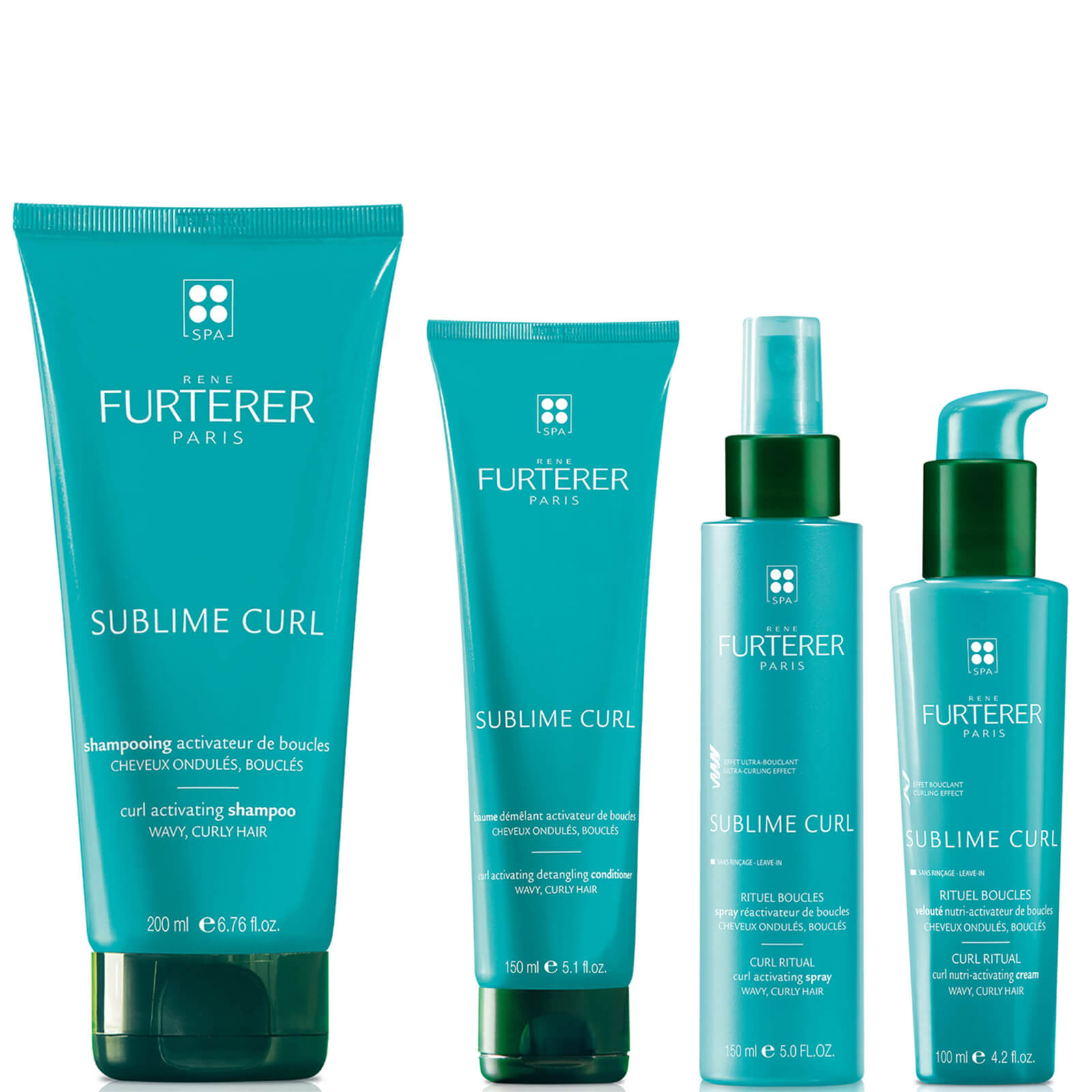 René Furterer Sublime Curl Enhancing Set For Wavy And Curly Hair