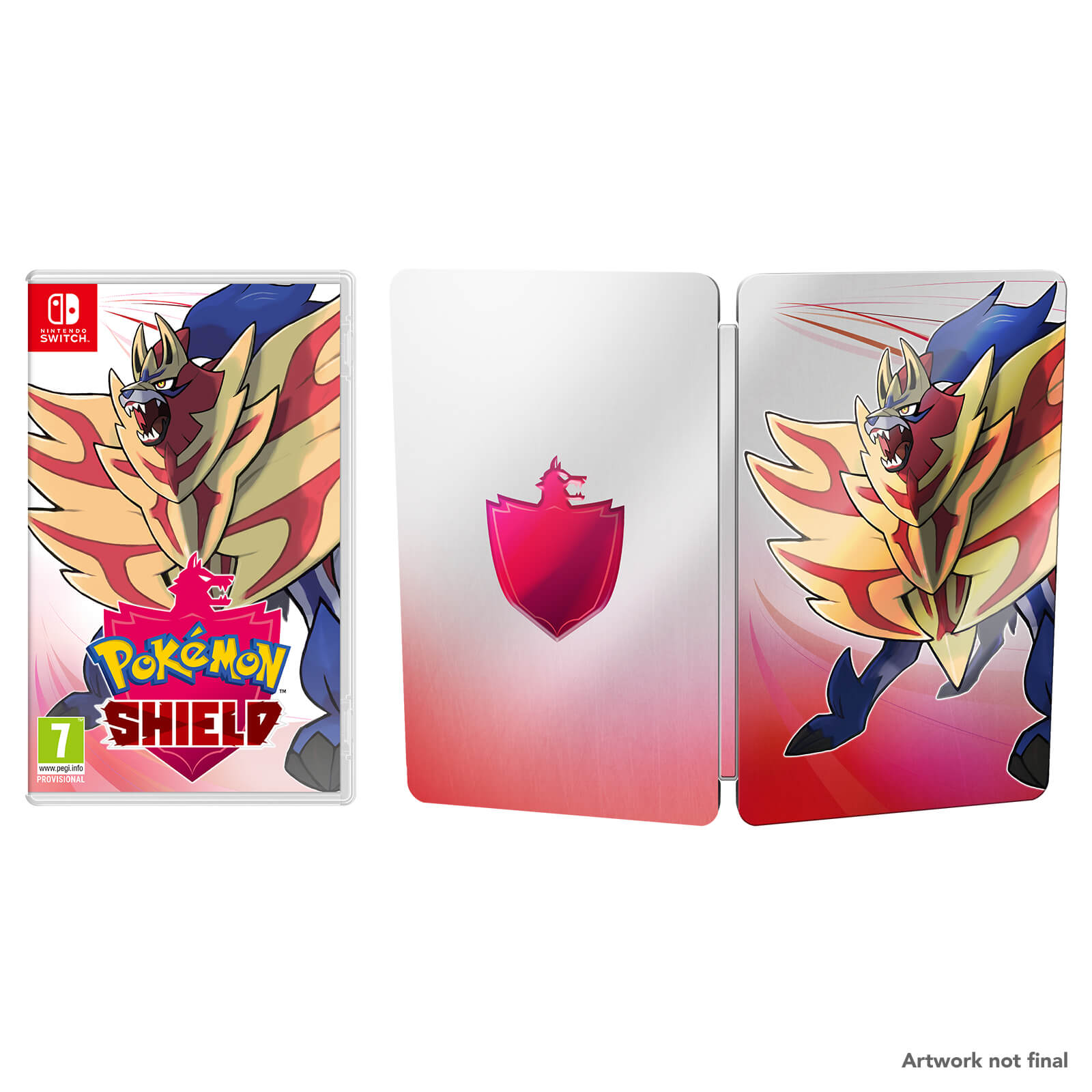 Pokemon Shield Steelbook Nintendo Official Uk Store