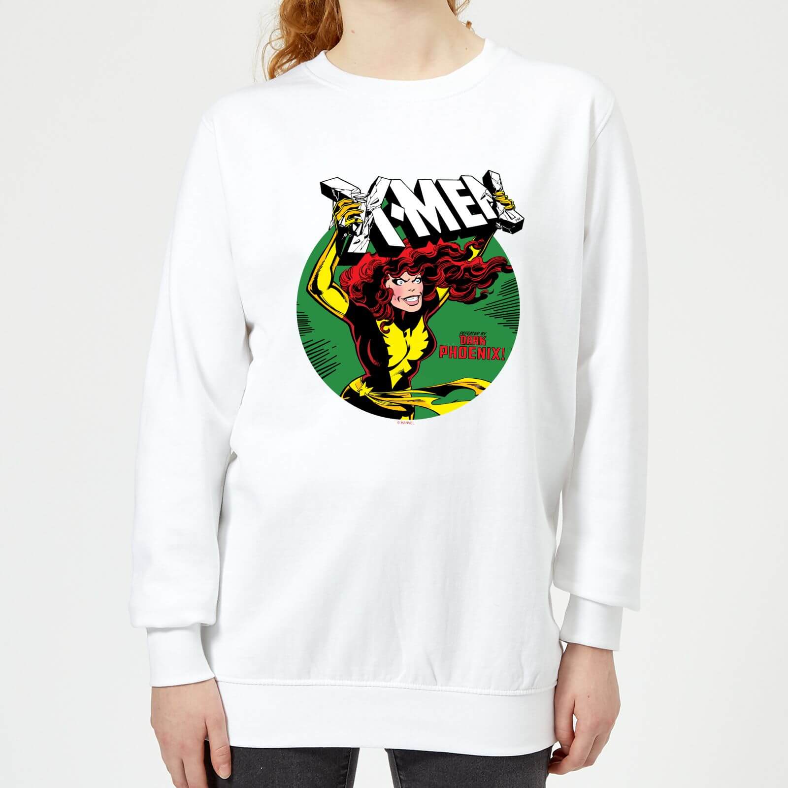 X Men Defeated By Dark Phoenix Women S Sweatshirt White My Geek Box Us