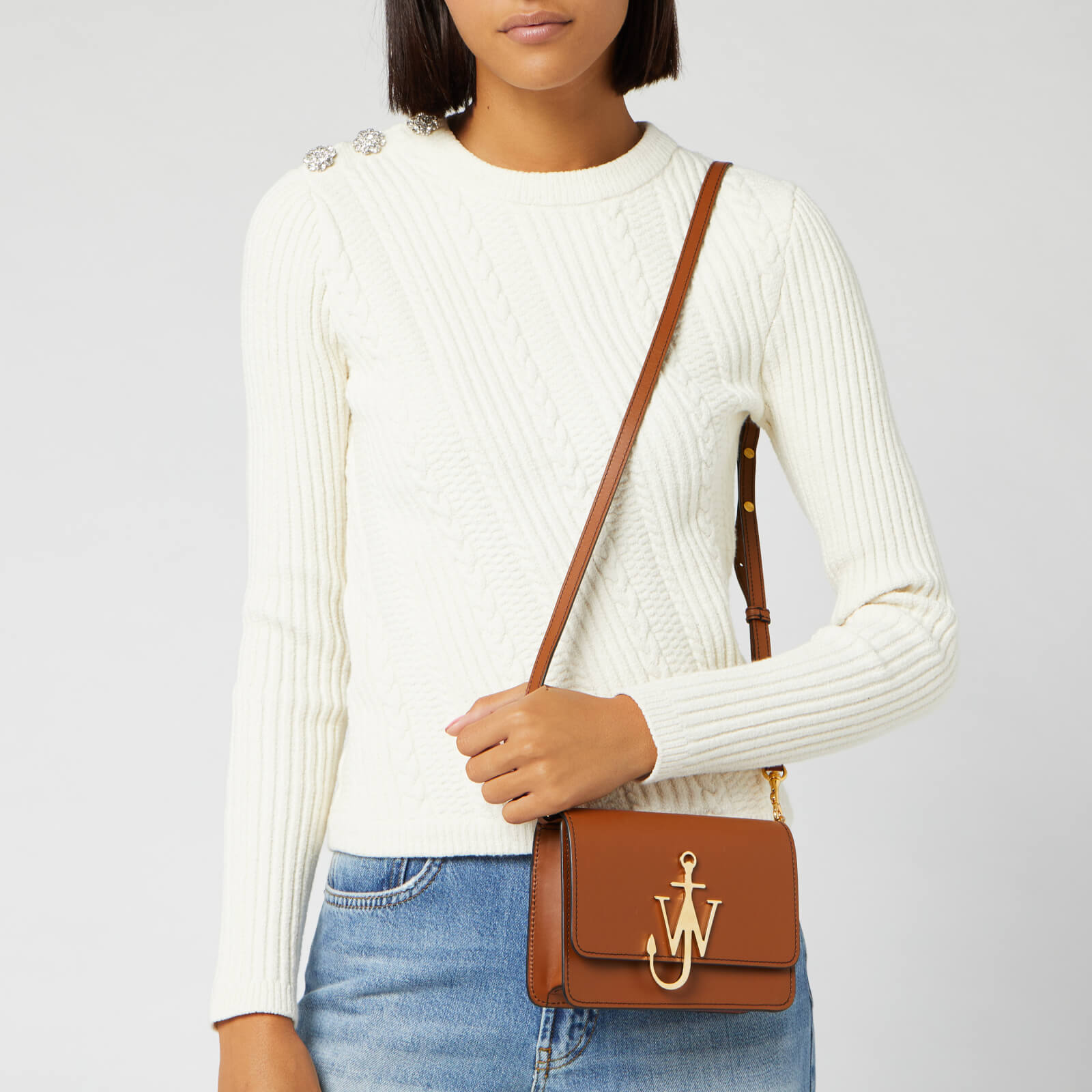 JW Anderson Women's Anchor Logo Bag - Toffee