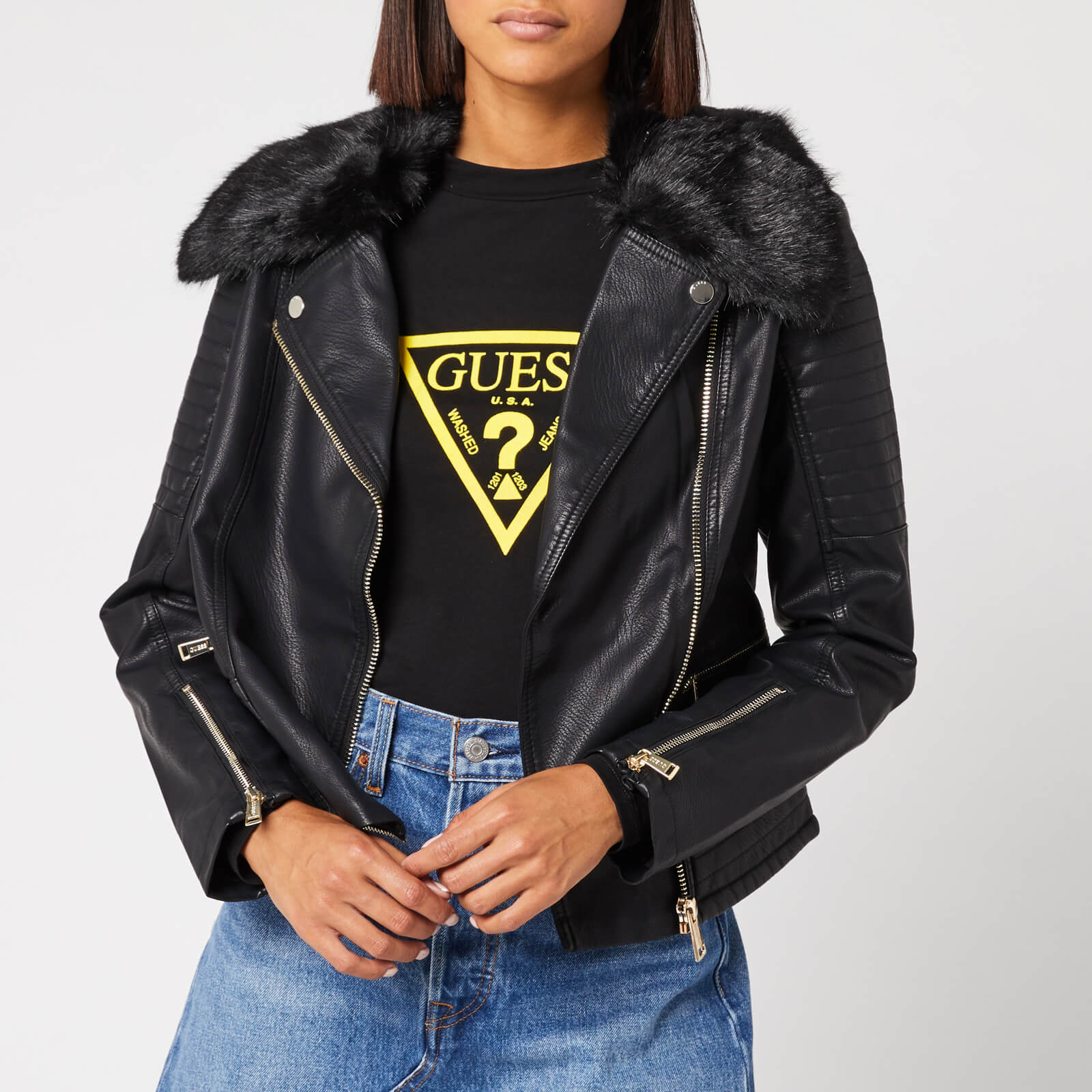 Guess polyurethane jacket Clearance