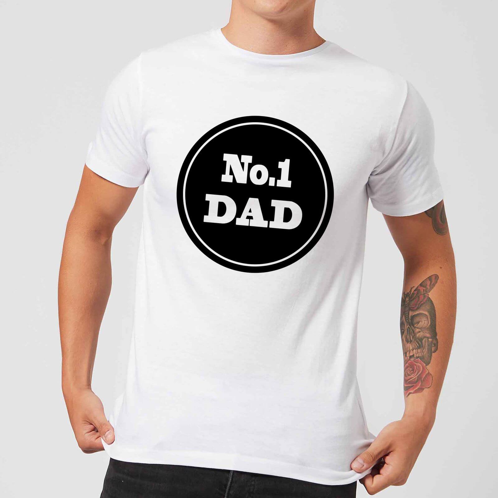 No 1 Dad Men S T Shirt White Iwoot