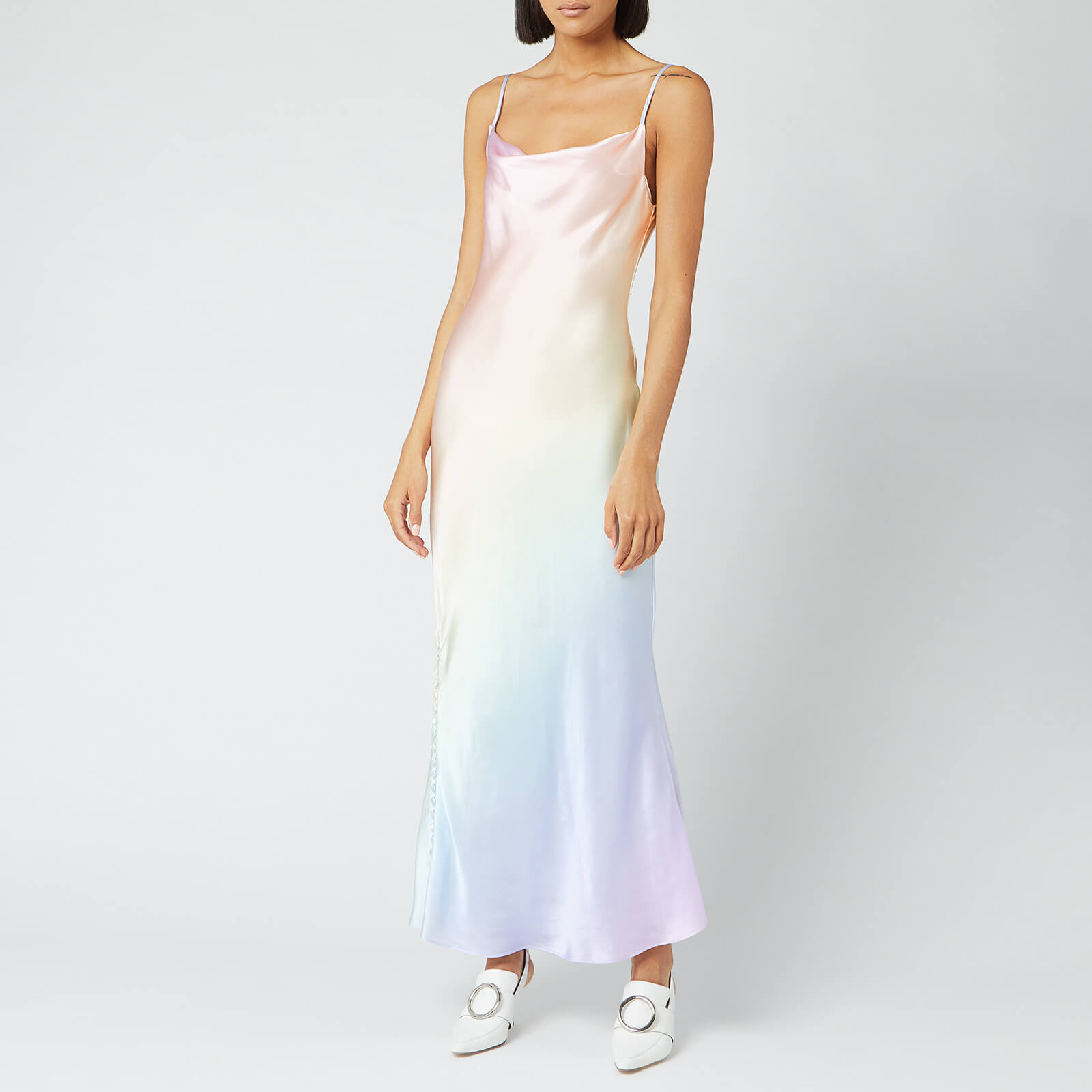 ombre slip dress