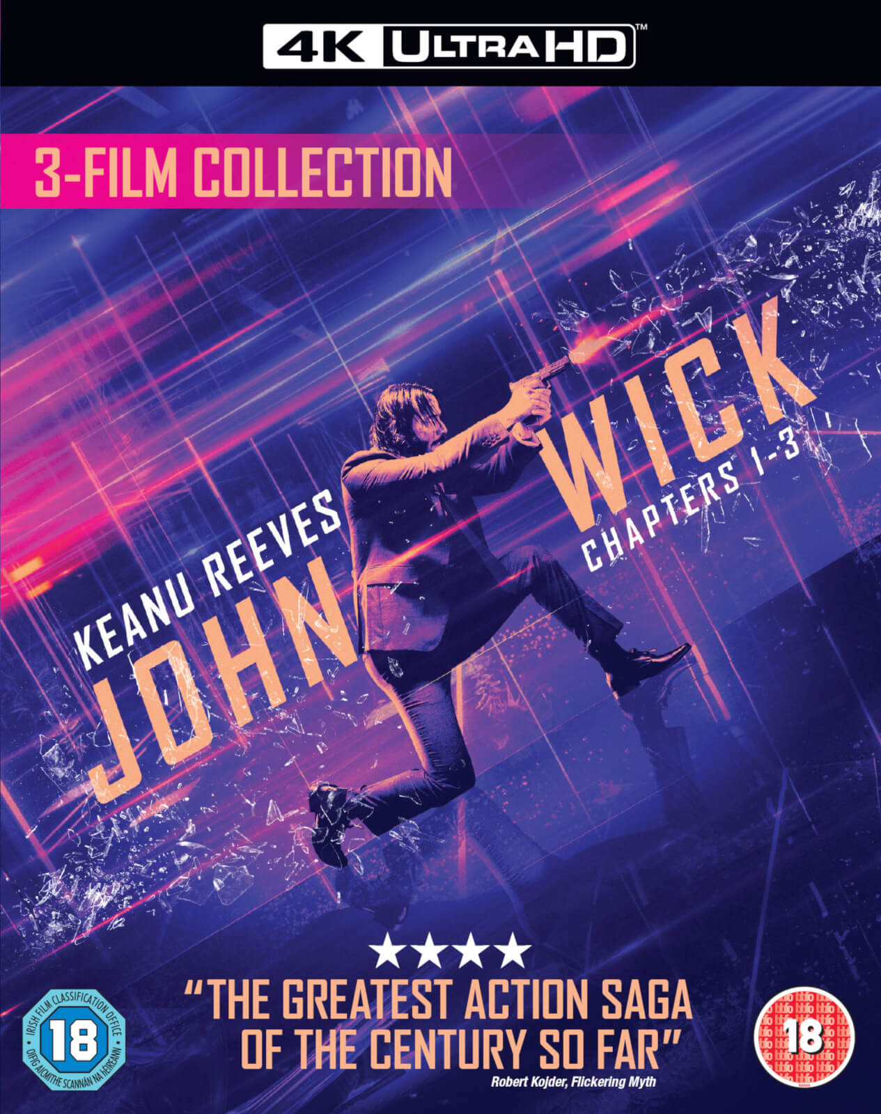 John Wick Triple Boxset 4k Ultra Hd Blu Ray Zavvi Uk