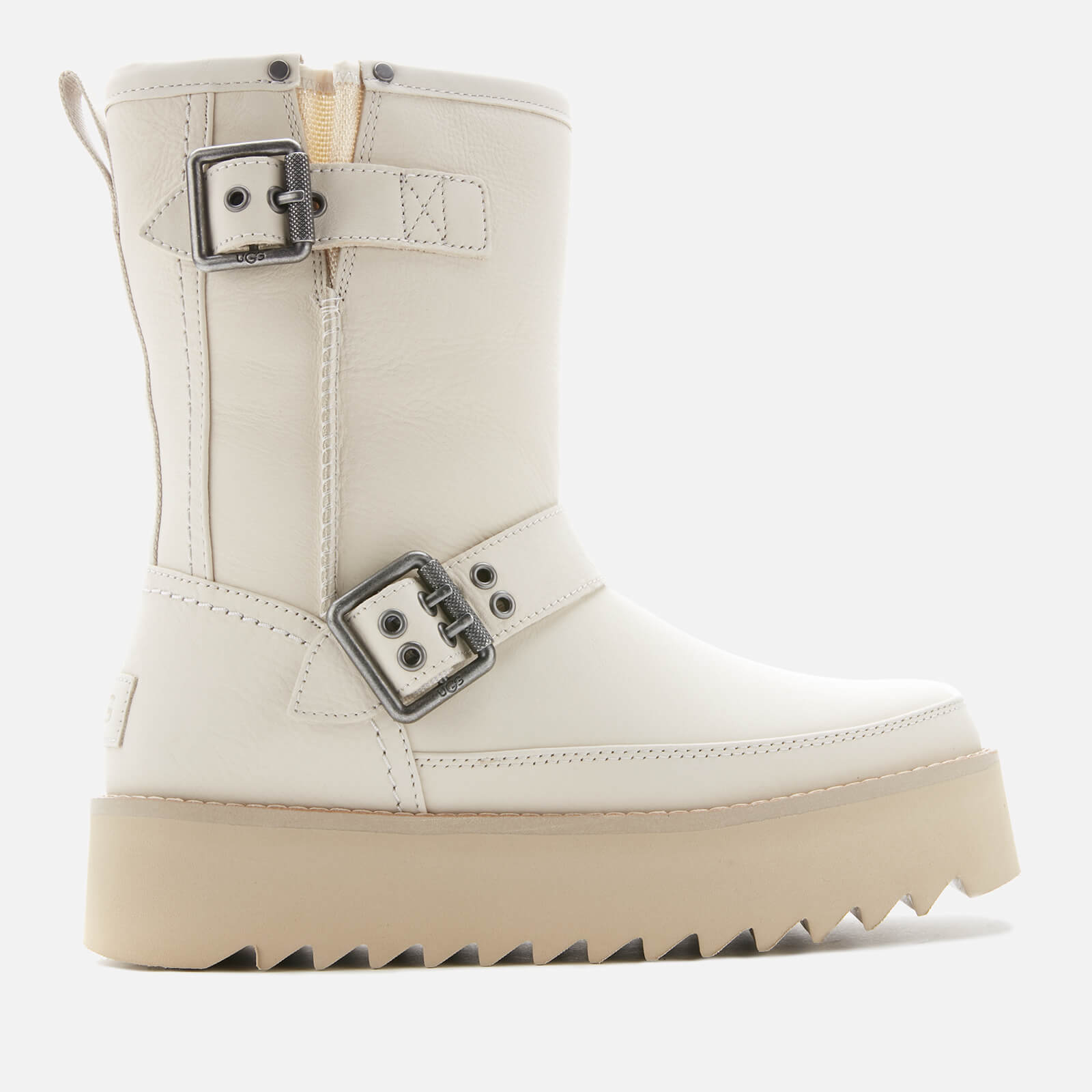 white leather ugg boots