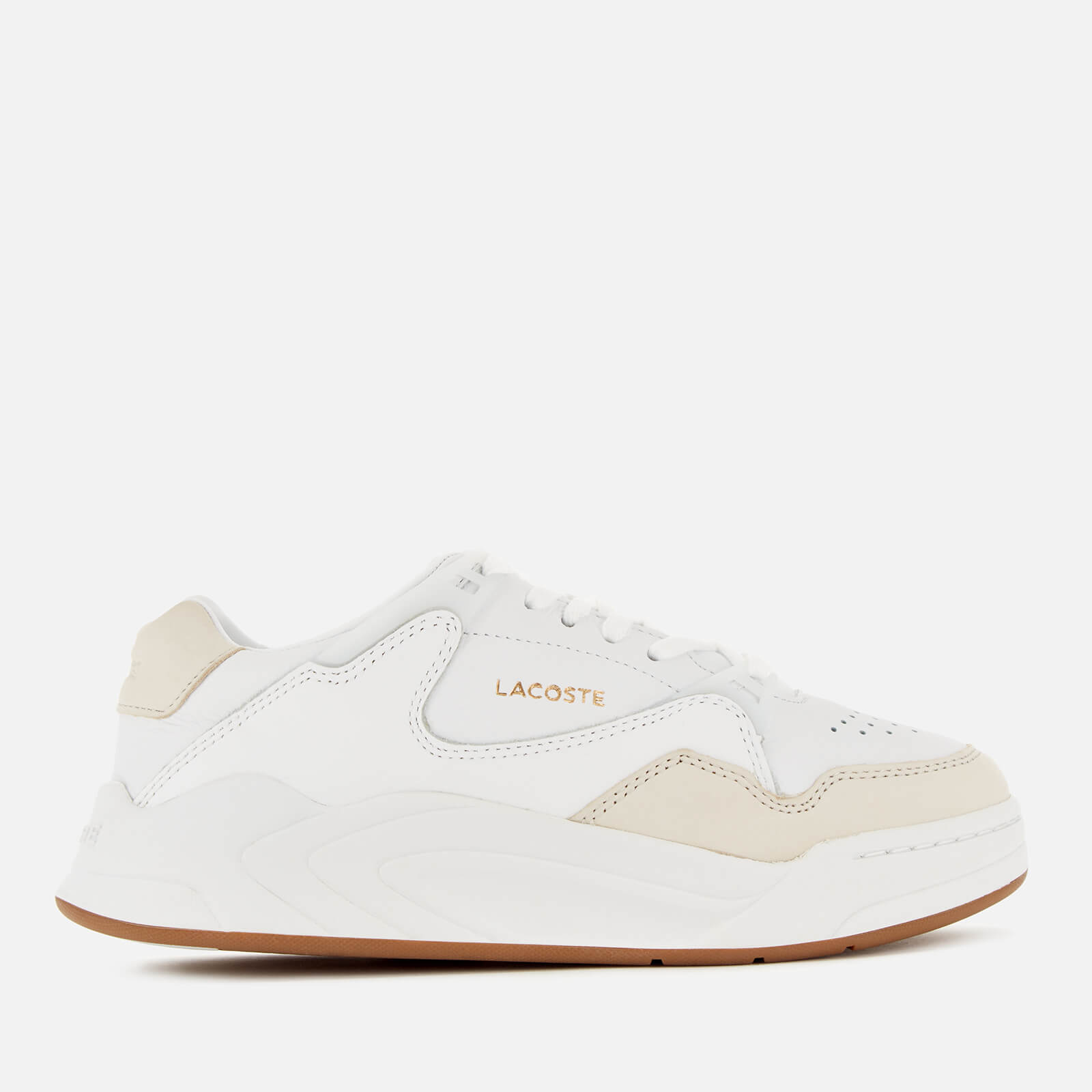 lacoste women's white leather sneakers