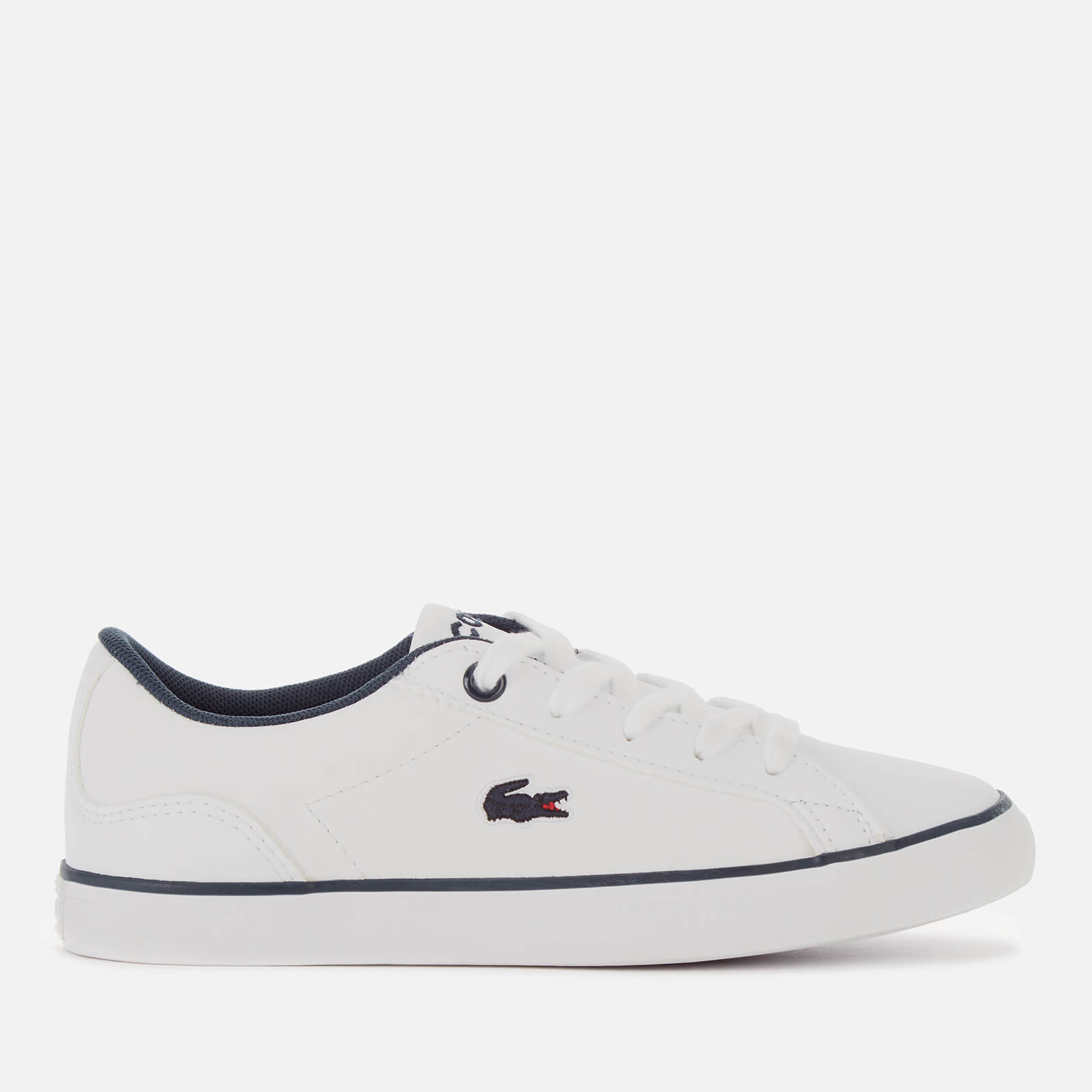 lacoste white lerond trainers
