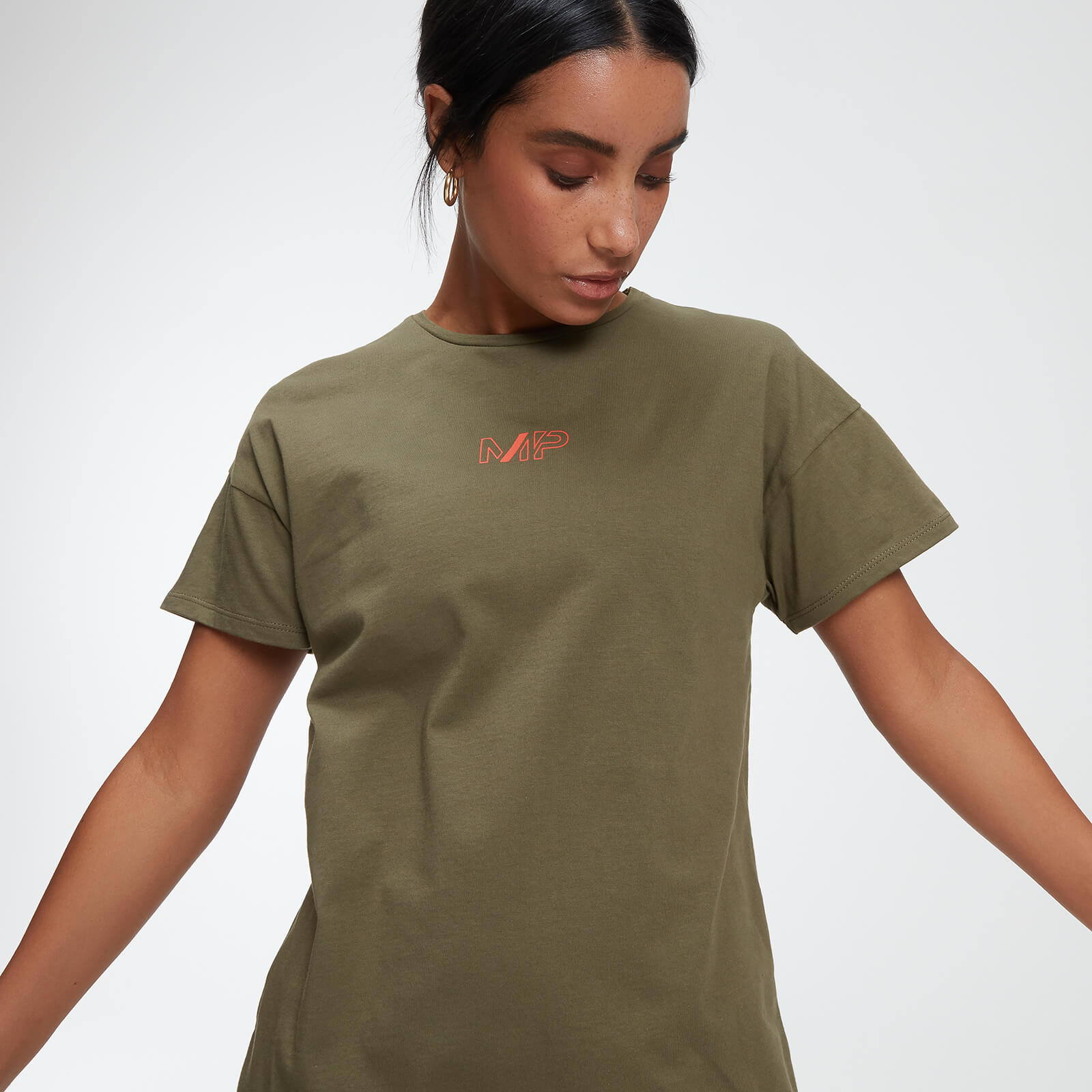 Women's Avocado Green Oversized T-Shirt 