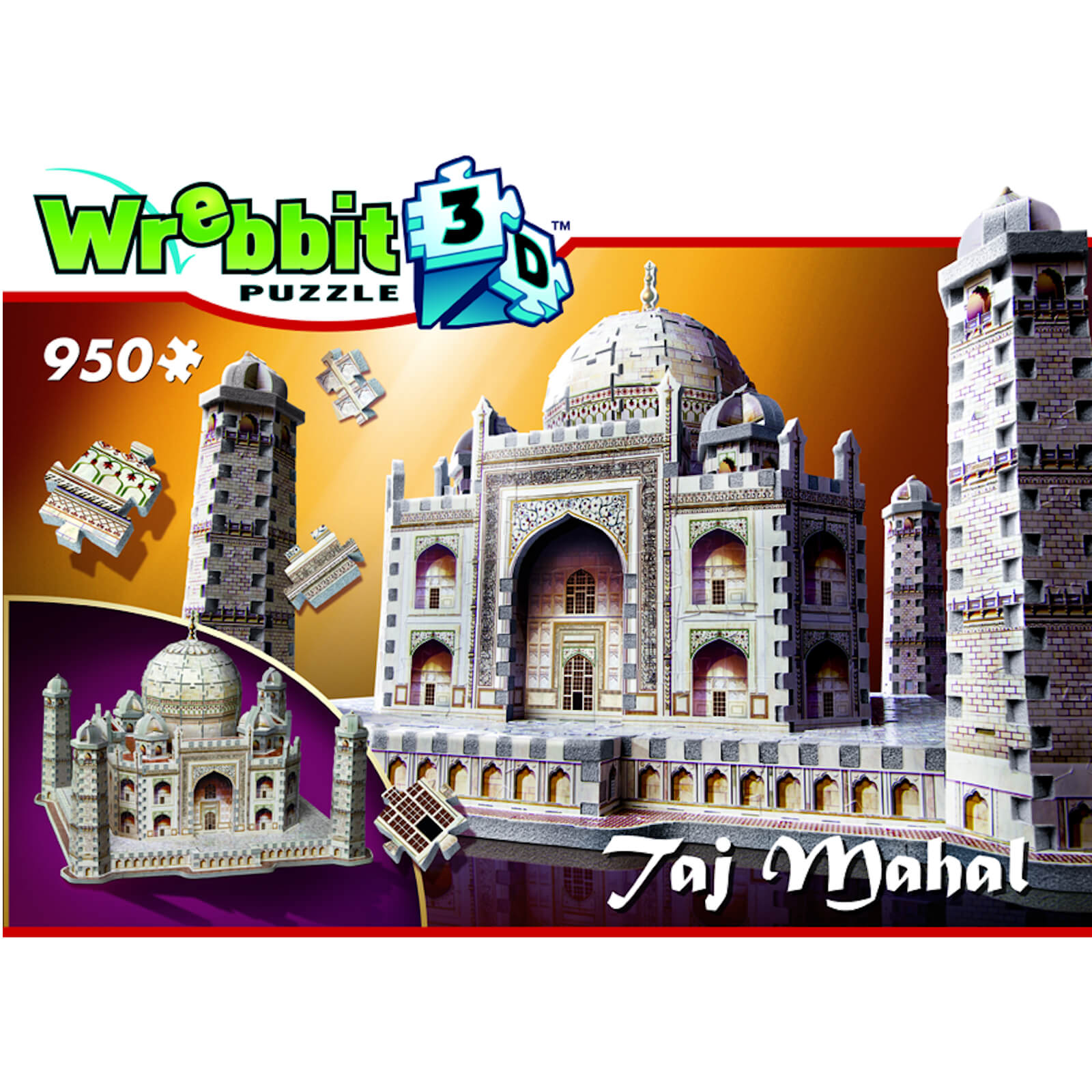 Wrebbit Taj Mahal 3d Puzzle 950 Pieces Toys Zavvi Us