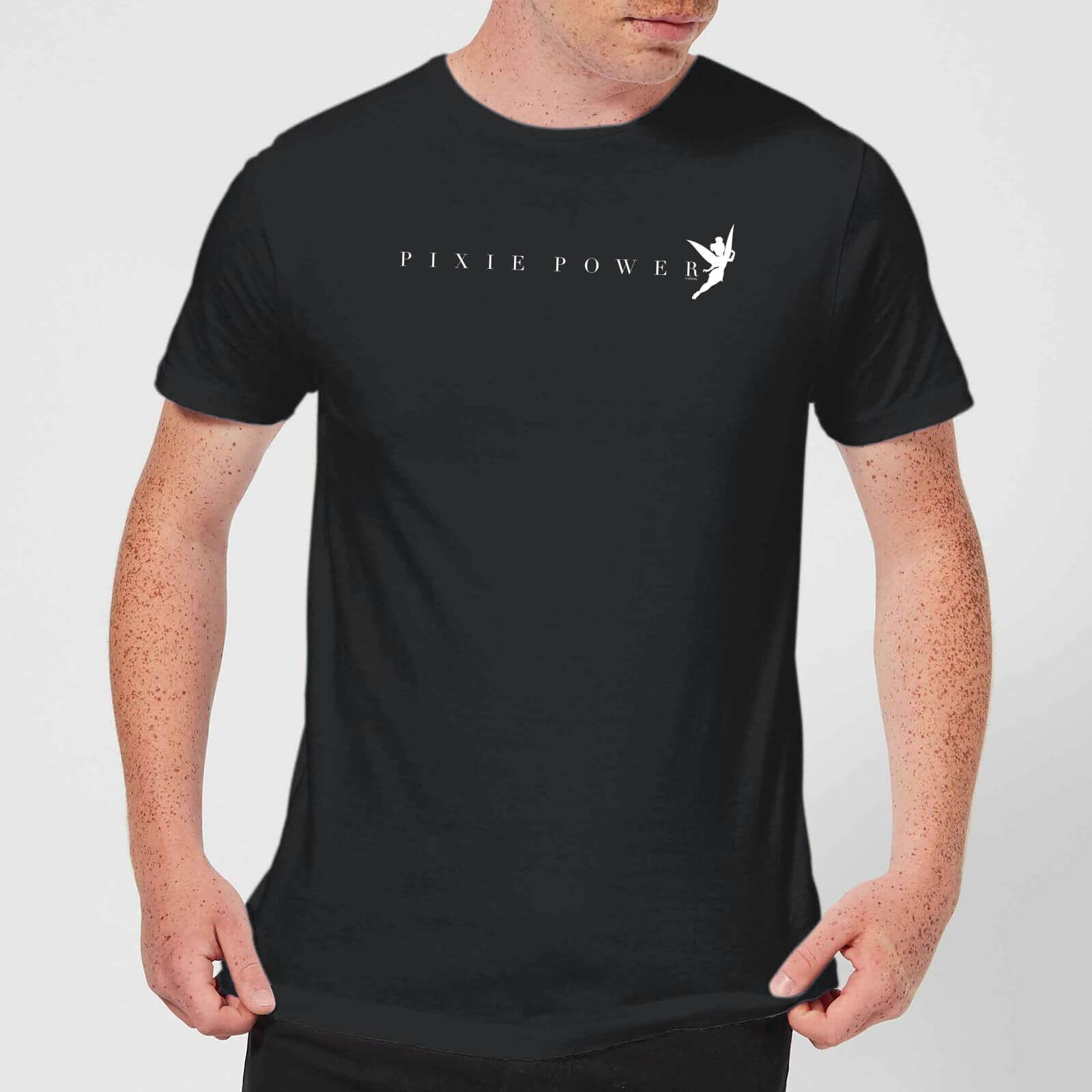 Disney Peter Pan Tinkerbell Pixie Power Men S T Shirt Black Clothing Zavvi Uk