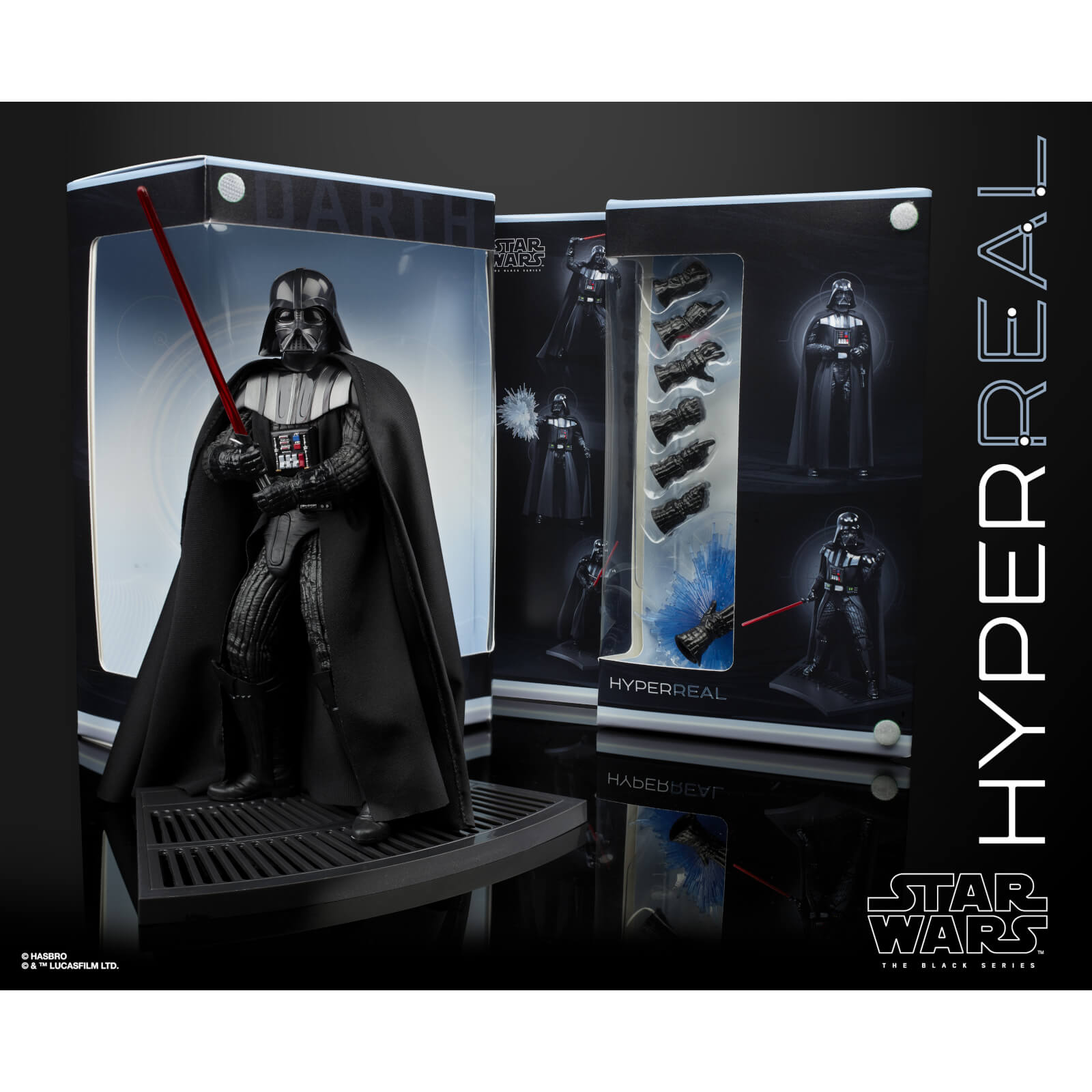 Hasbro Star Wars The Black Series Hyperreal 8 Inch Darth Vader Action Figure