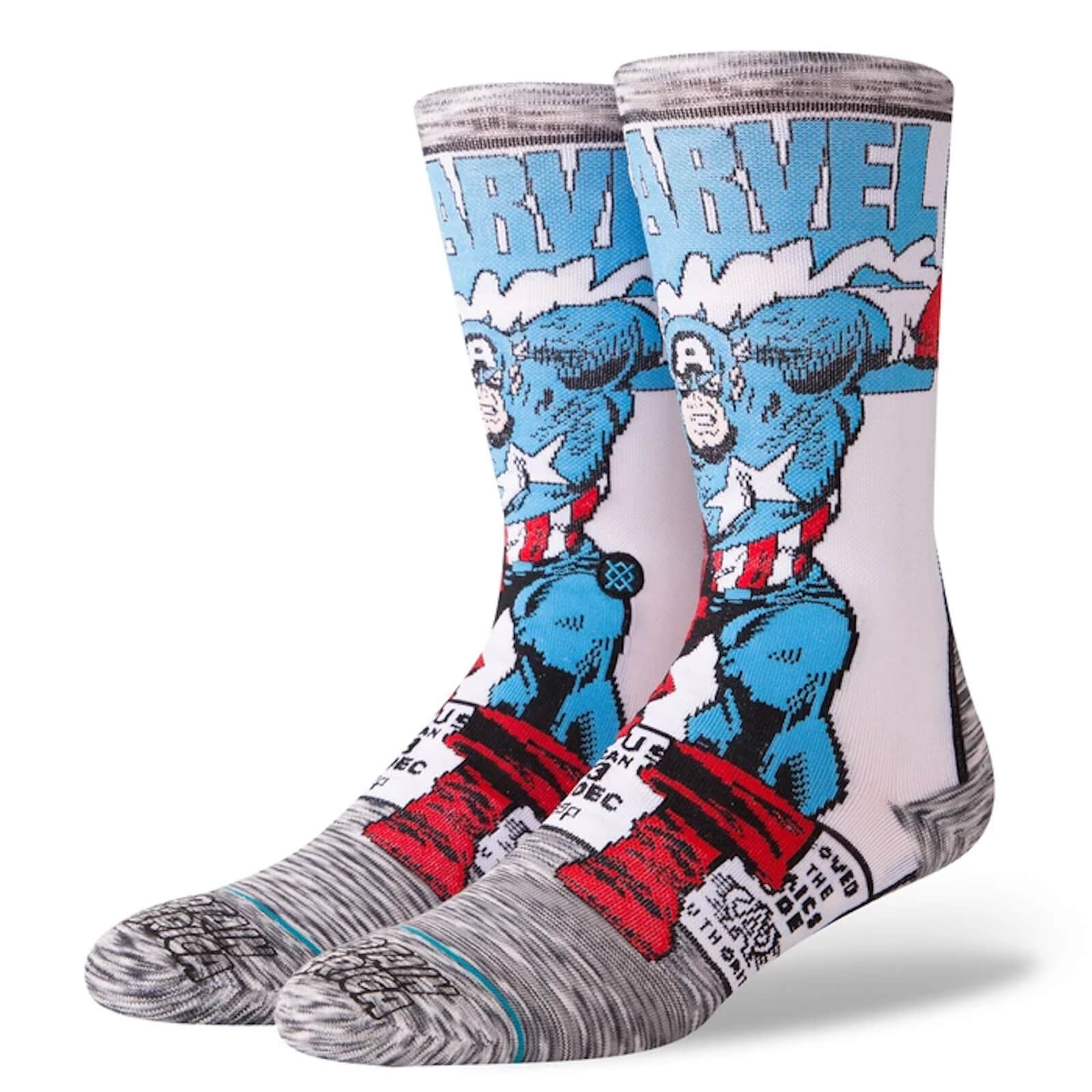 Stance Marvel Captain America Comic Socks Clothing Zavvi Us
