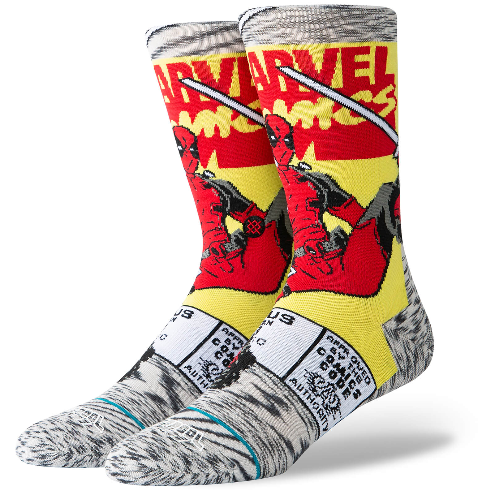 Stance Marvel Deadpool Comic Socks Clothing Zavvi Us