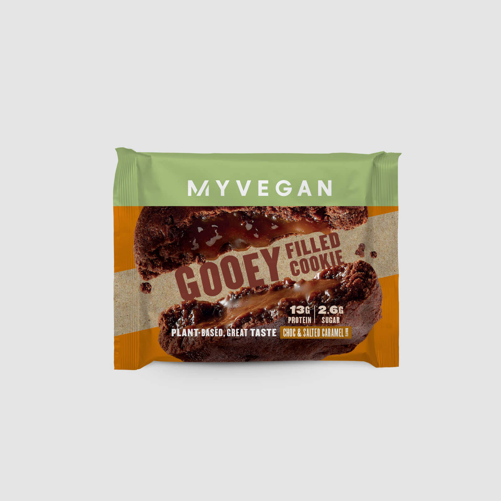 Vegan Gooey Filled Cookie (Sample) - Choc & Salted Caramel