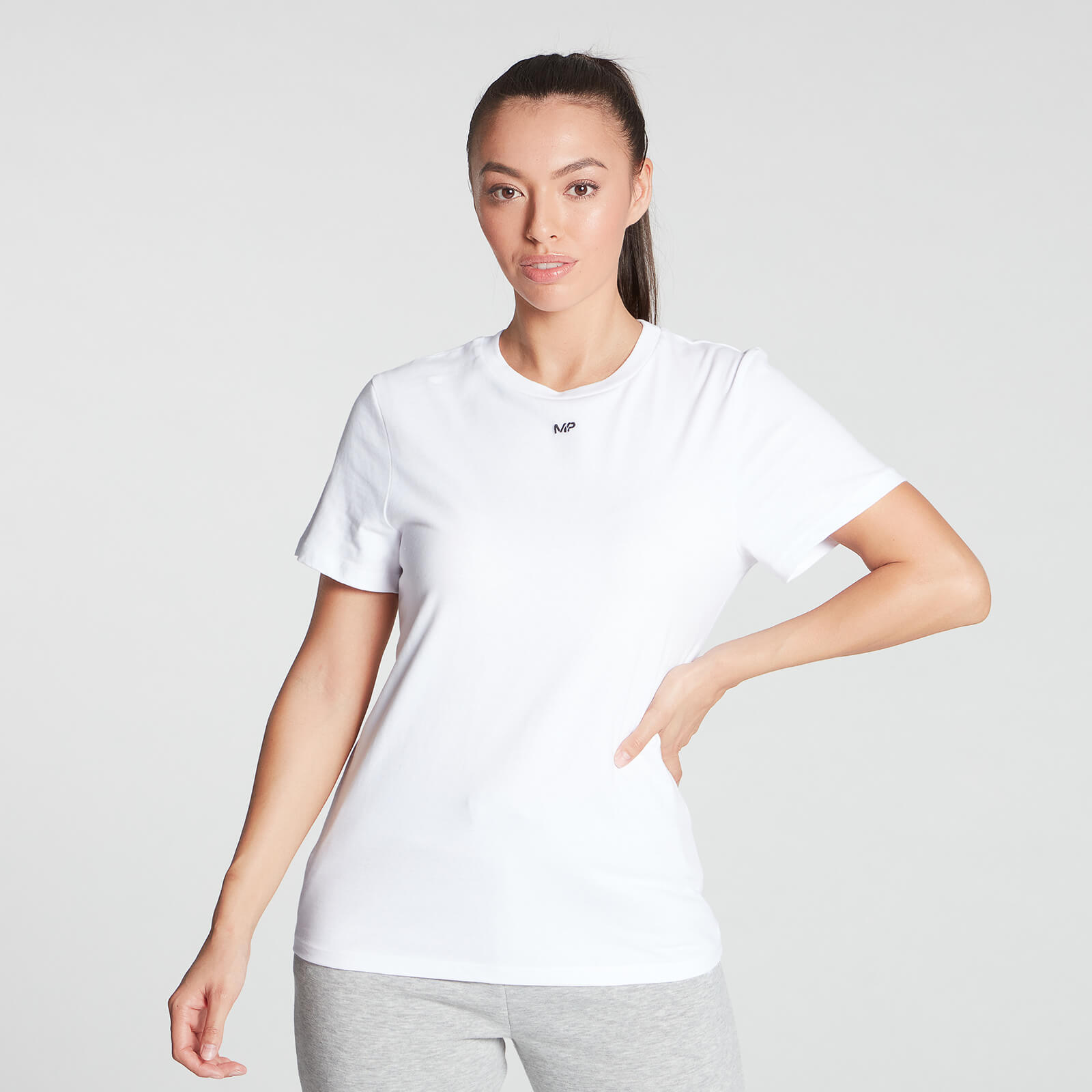 เสื้อยืดผู้หญิง MP Essentials - สีขาว - XS