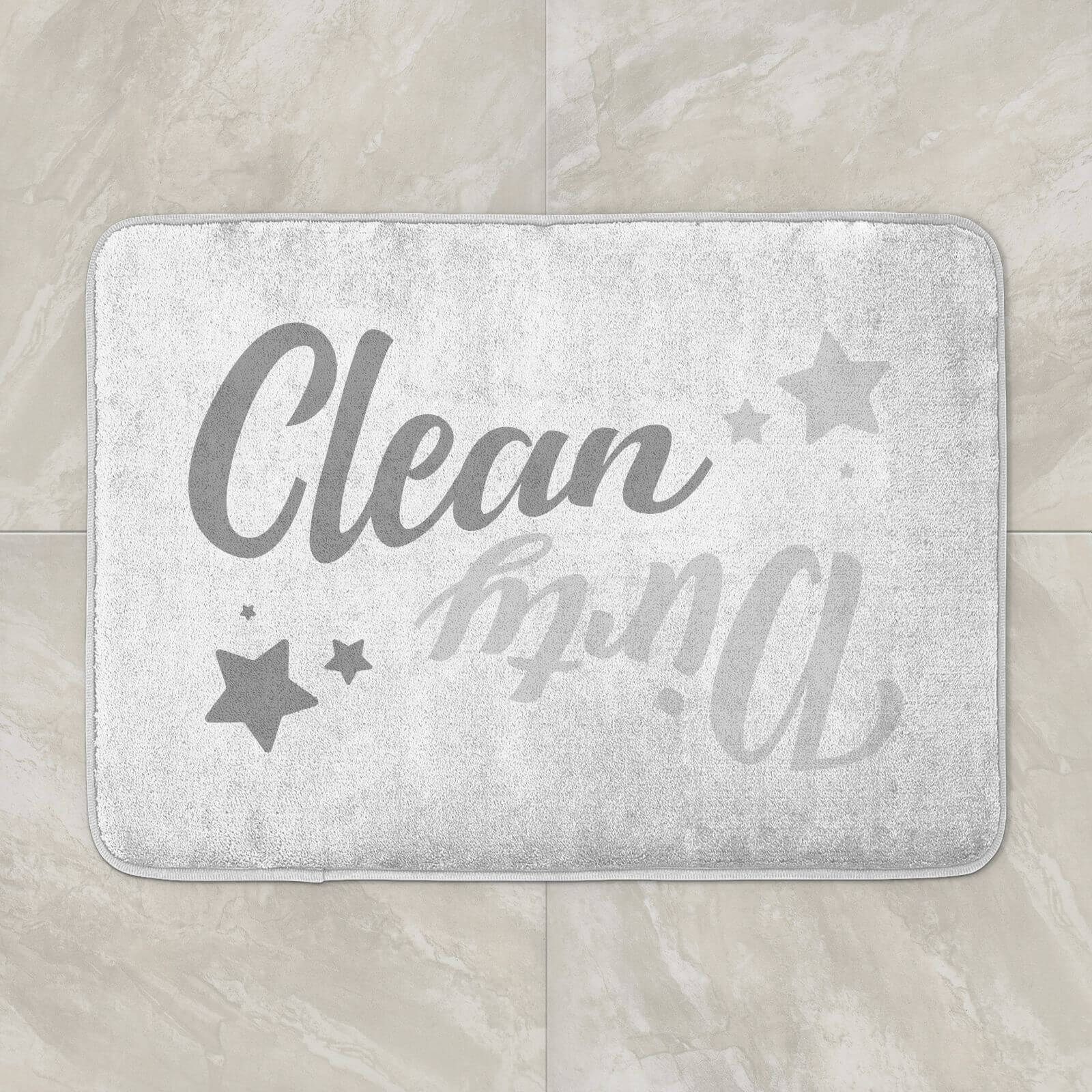 Clean Dirty Bath Mat Iwoot