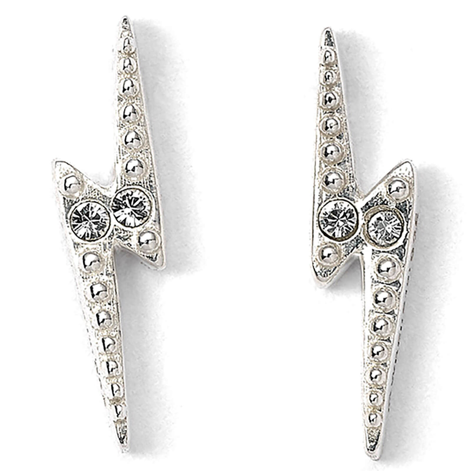 Harry Potter Lightning Bolt Earrings Embellished With Swarovski Crystals My Geek Box Us