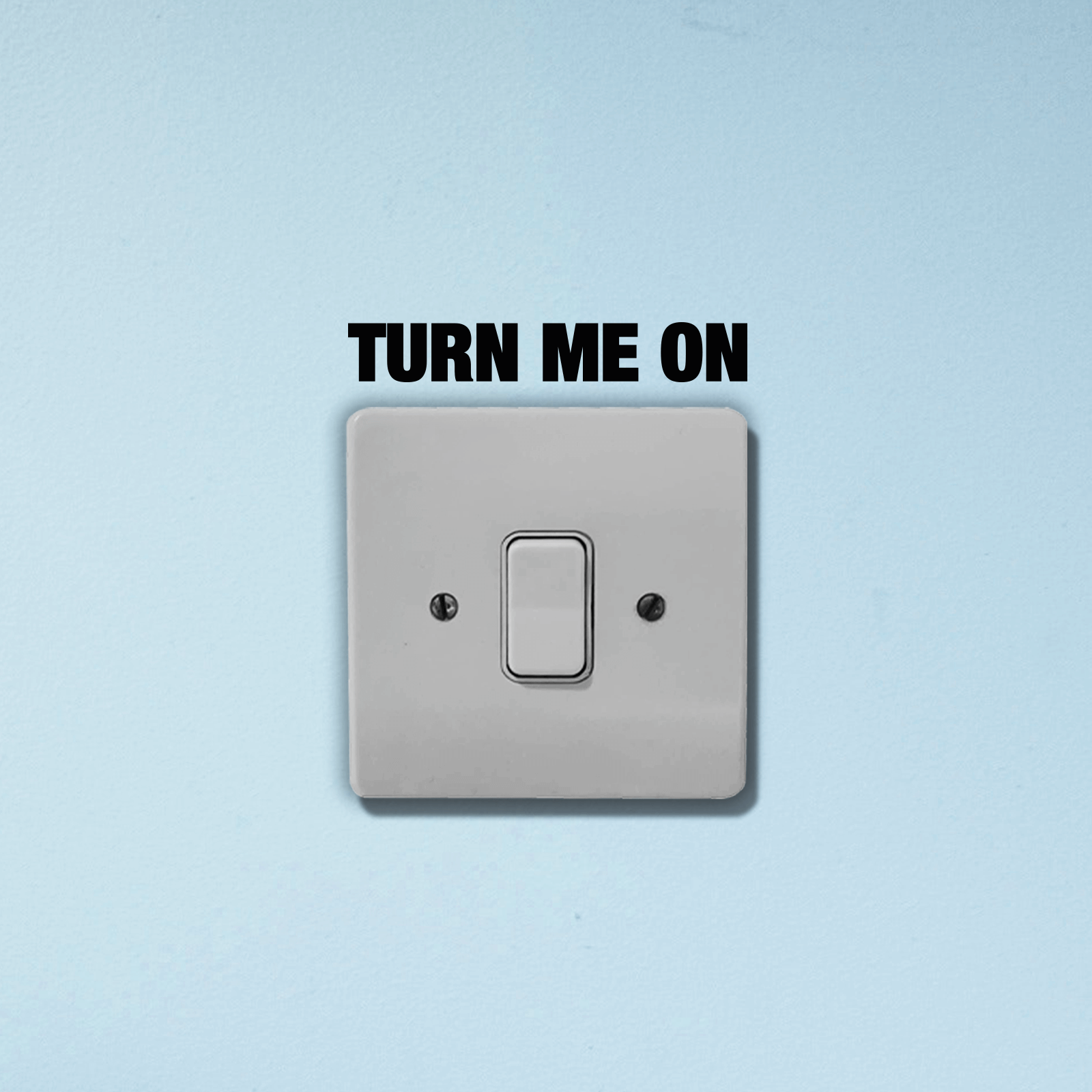 Turn Me On Light Switch Art Iwoot Uk