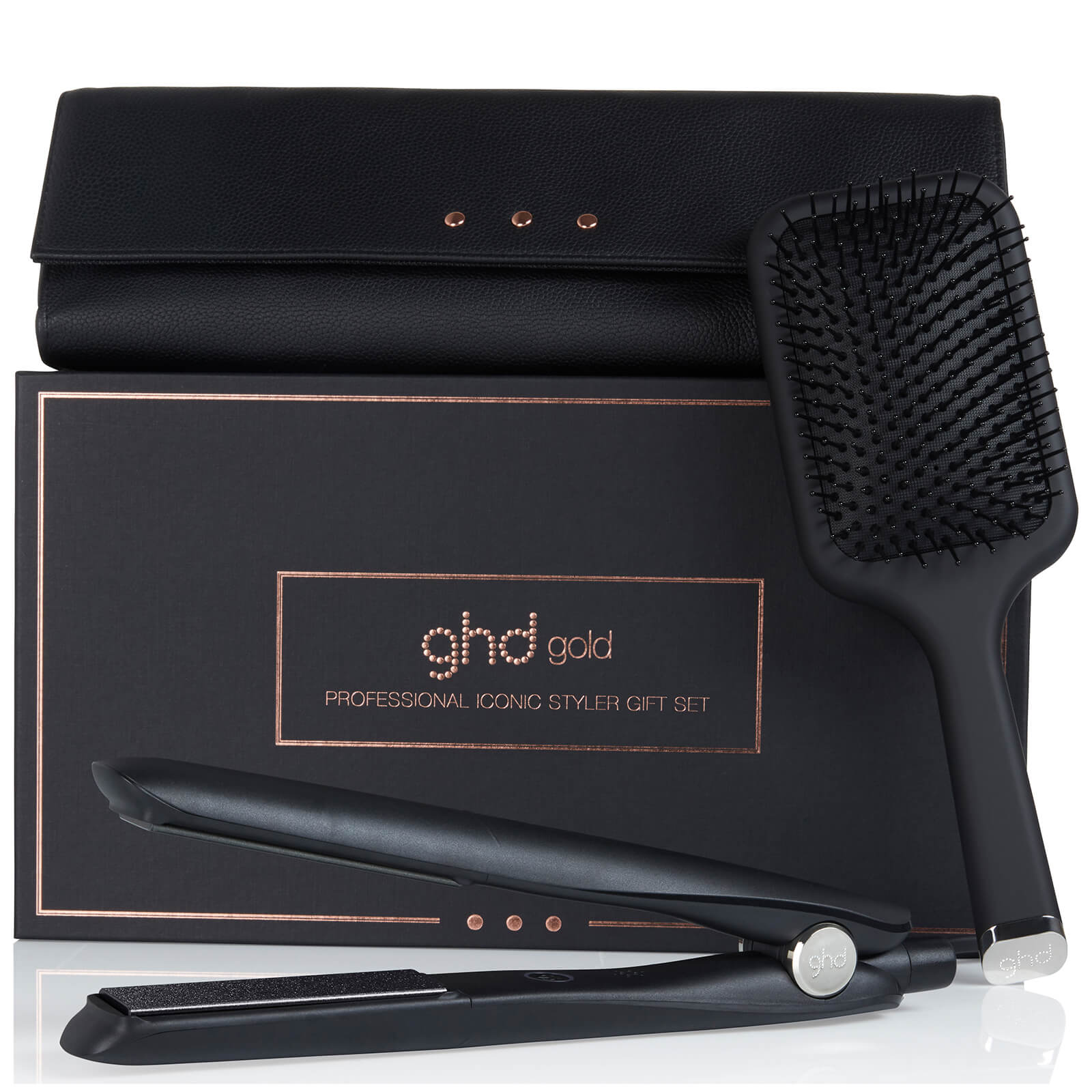 Ghd Gold With Paddle Brush Box And Heat Resistant Bag Worth