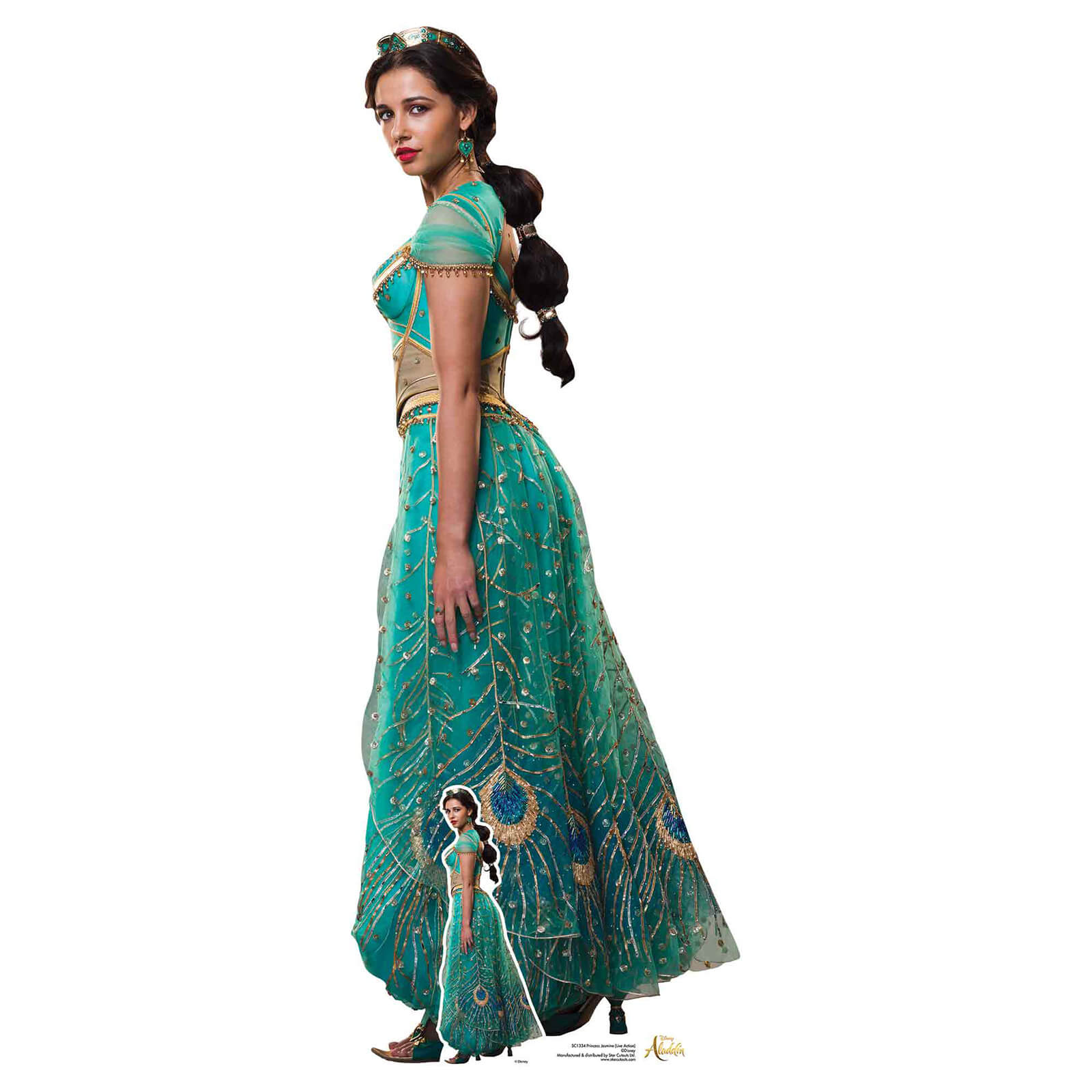 Princess Jasmine Naomi Scott Aladdin Live Action Life Size Cut Out Merchandise Zavvi De Aladdin disney naomi scott charlie's angels power rangers. princess jasmine naomi scott aladdin live action life size cut out