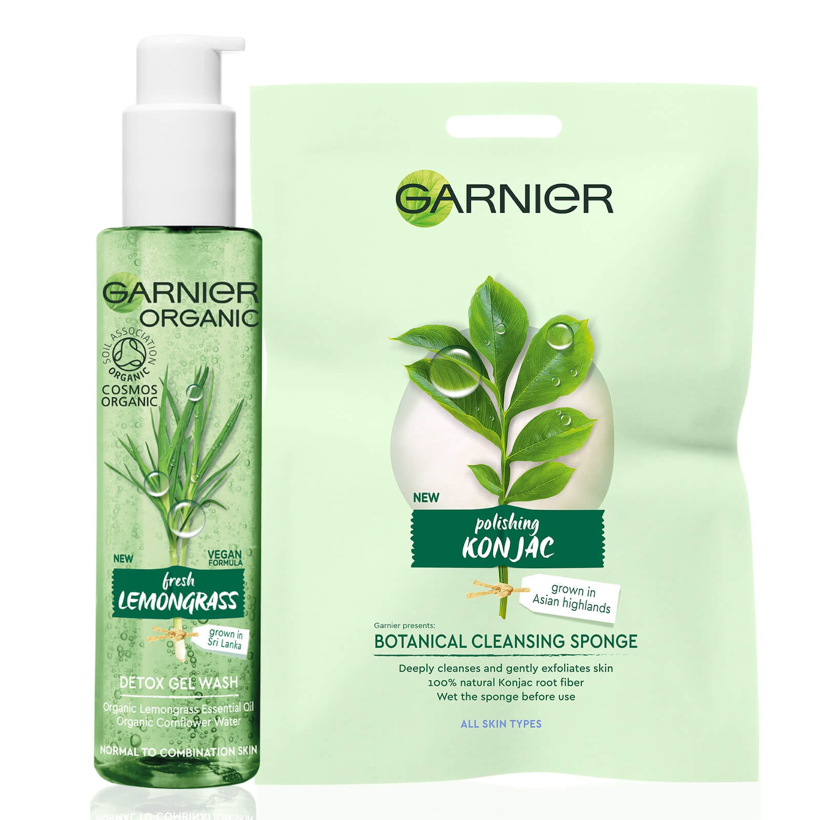 garnier organic gel wash