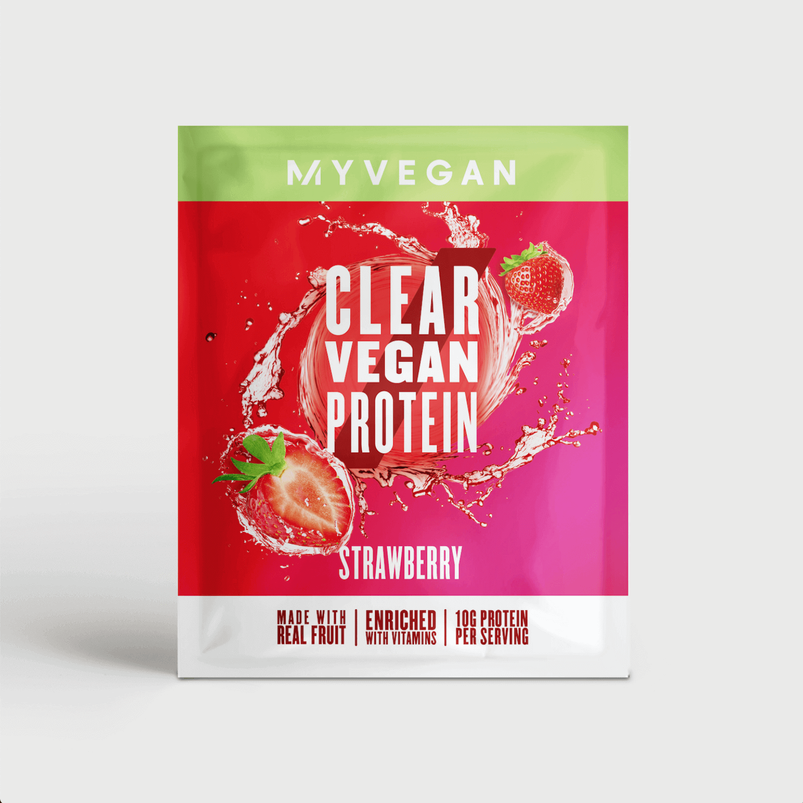 Myvegan Clear Vegan Protein, 16g (Sample) - 16g - Morango
