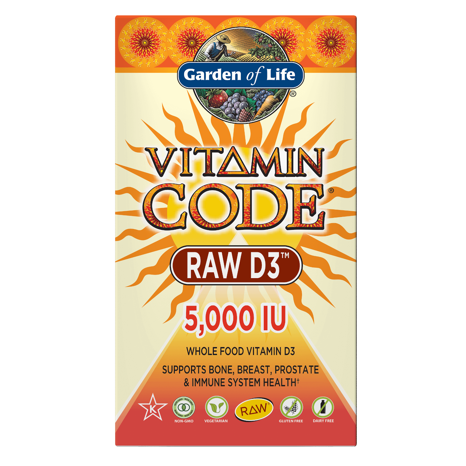Vitamine Code Raw D3 5000 Iu 60 Capsules Garden Of Life Nl
