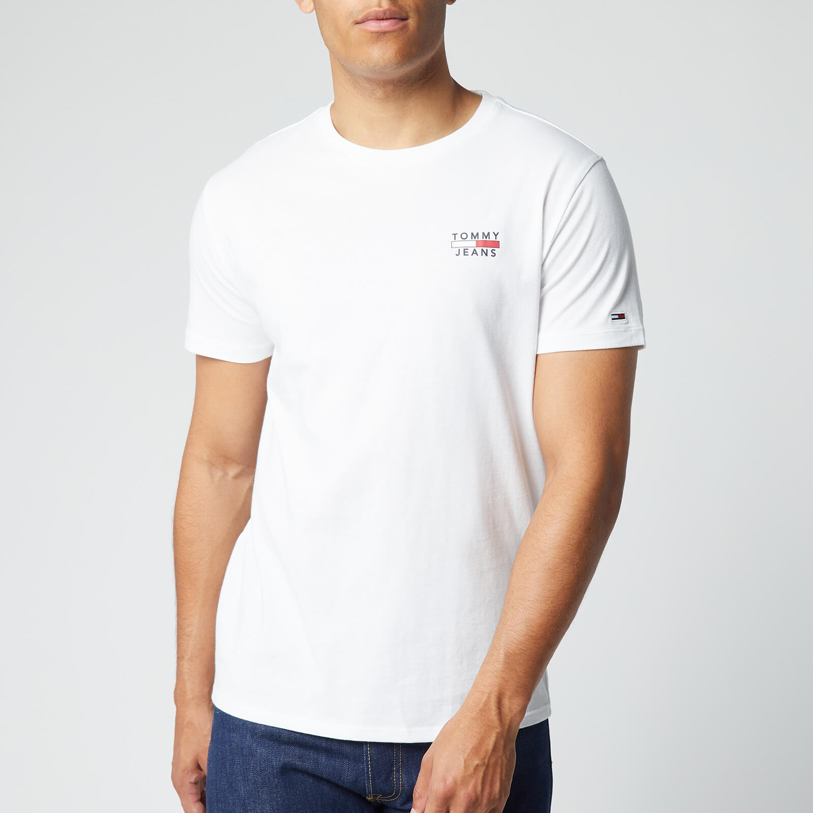 tommy jeans chest logo tee