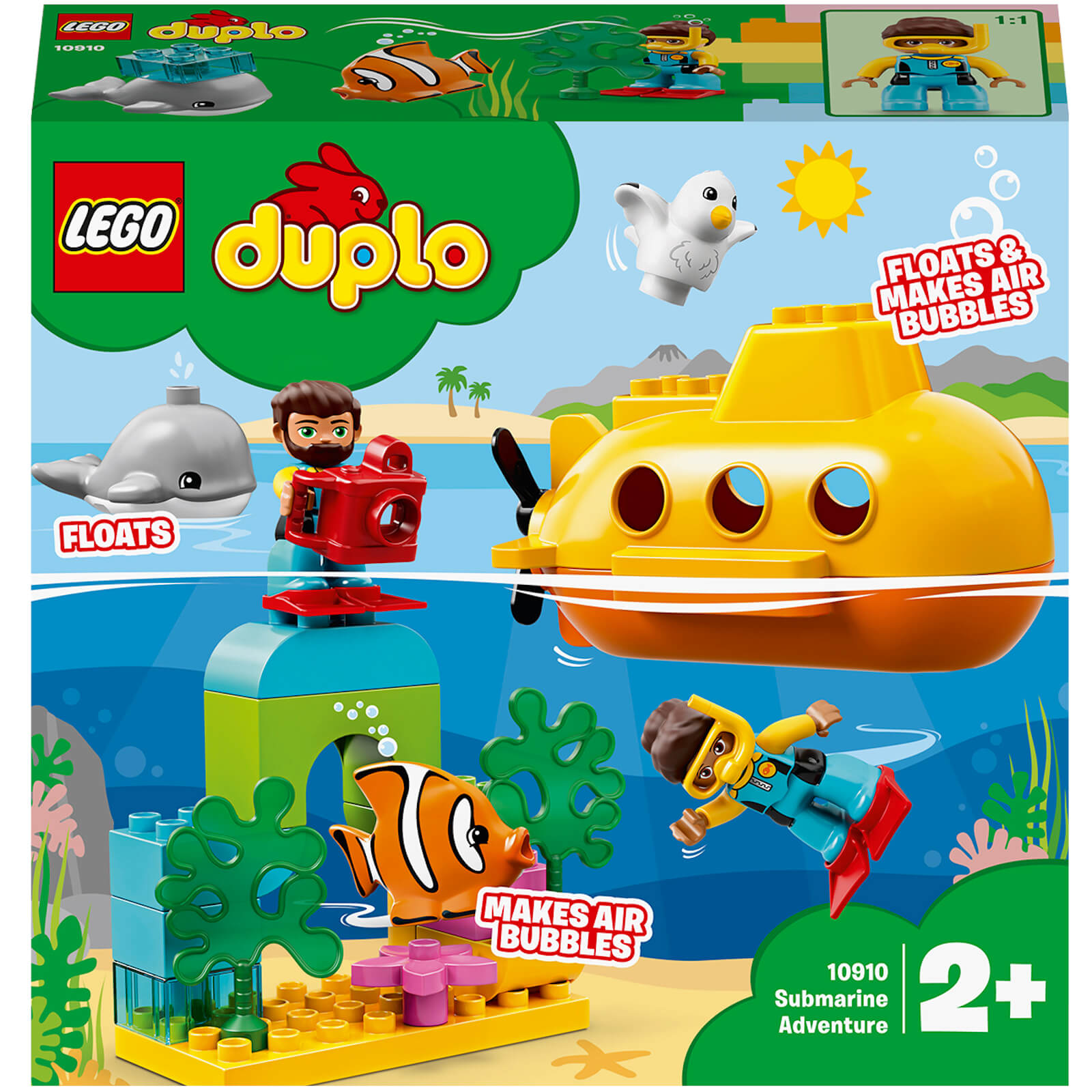 lego duplo submarine adventure bath toy
