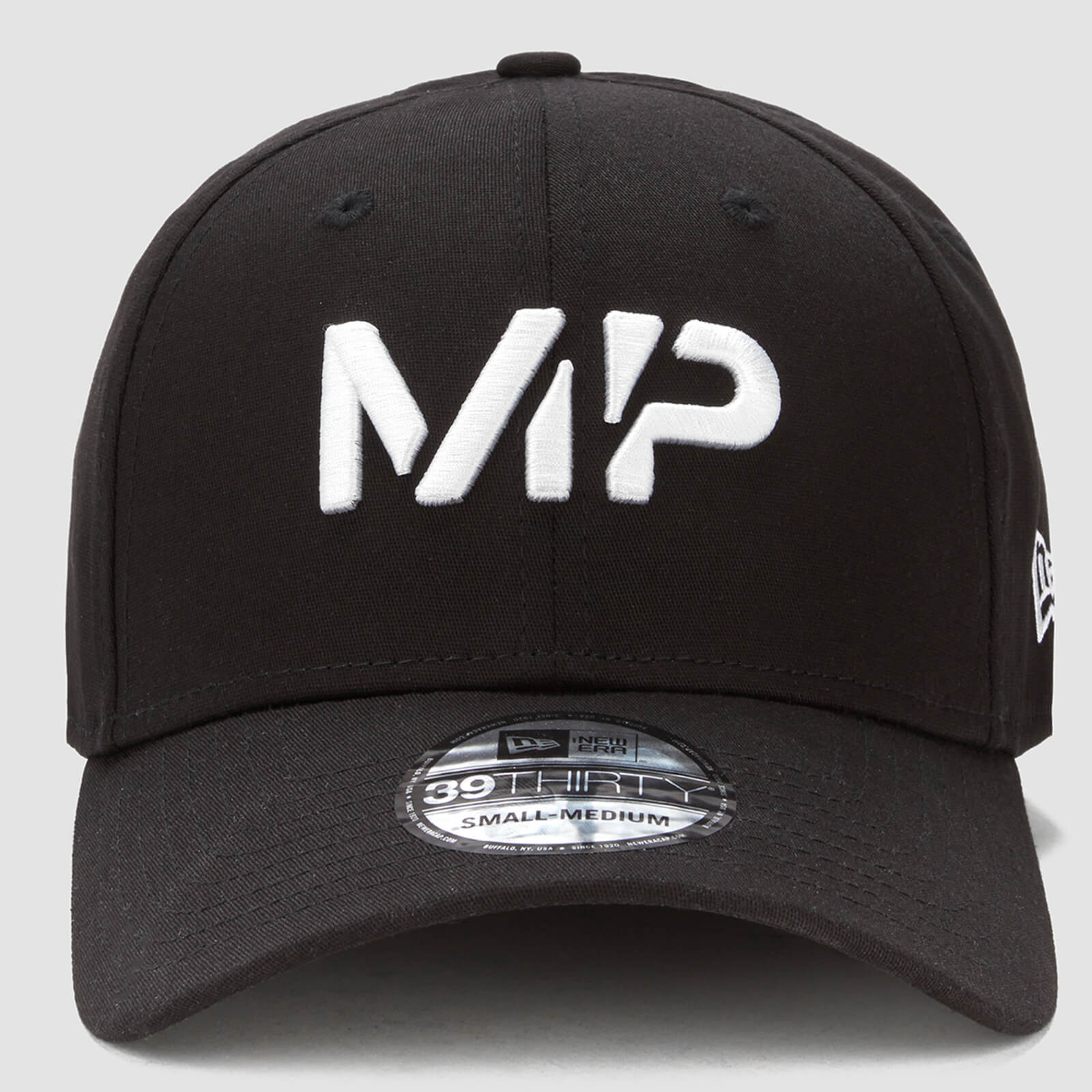 MP New Era 39THIRTY Baseball Cap - Black/White - M-L