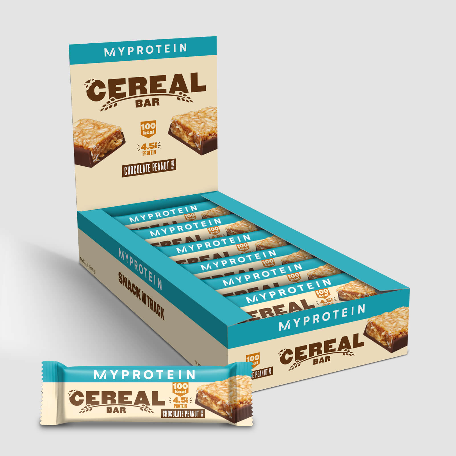 Myprotein Cereal Bar - 18 x 30g - ช็อกโกแลต พีนัท
