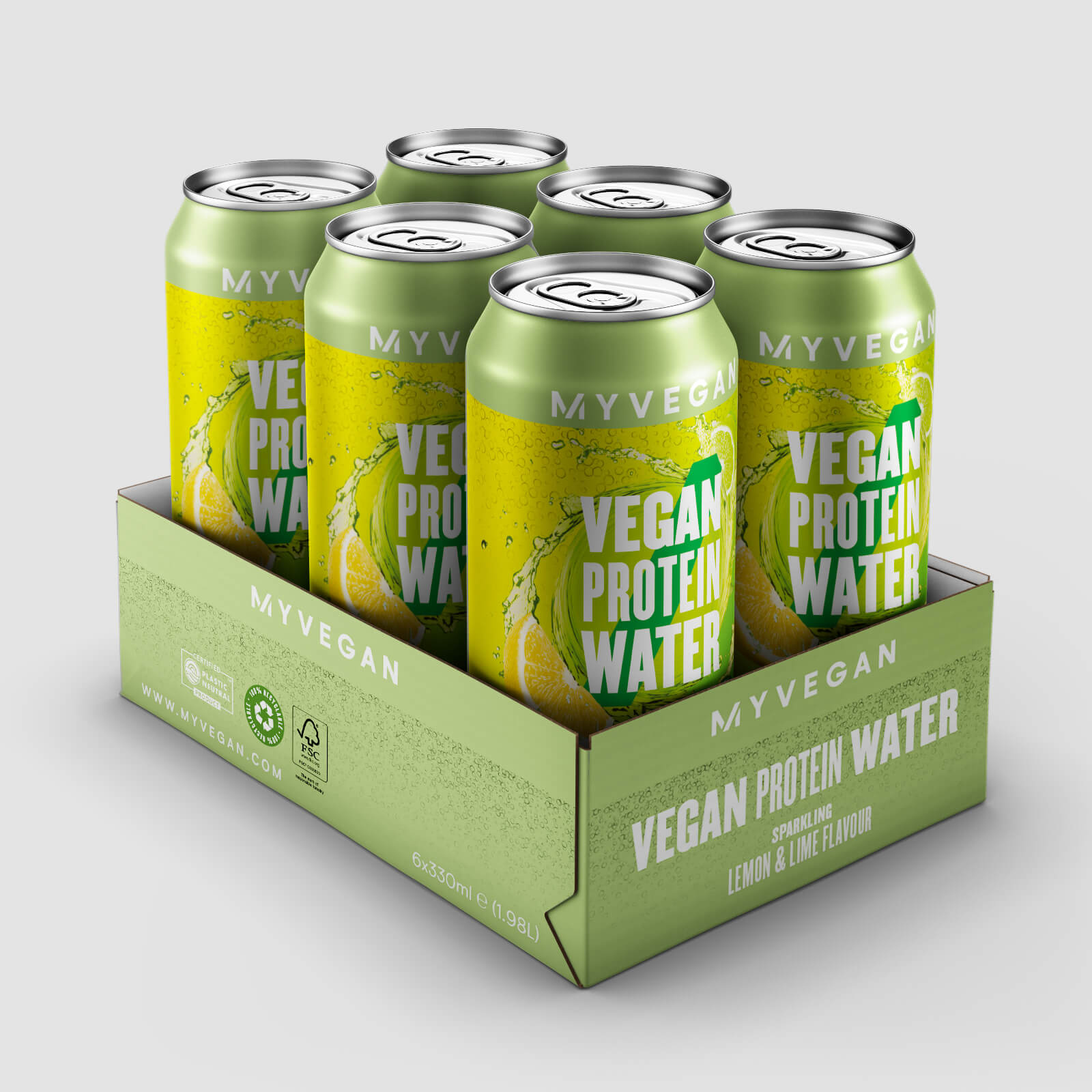 Veganska pjenušava proteinska voda - Lemon Lime