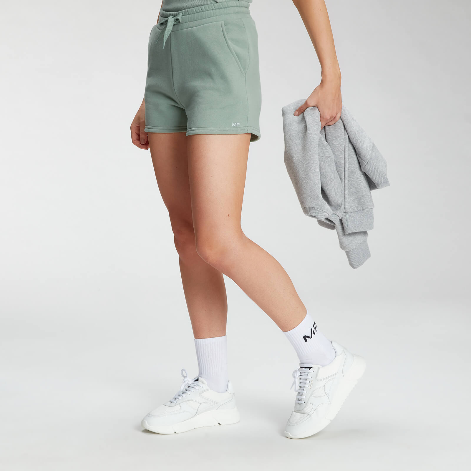 MP ženske kratke hlače Essentials Lounge - blijedozelene - XL