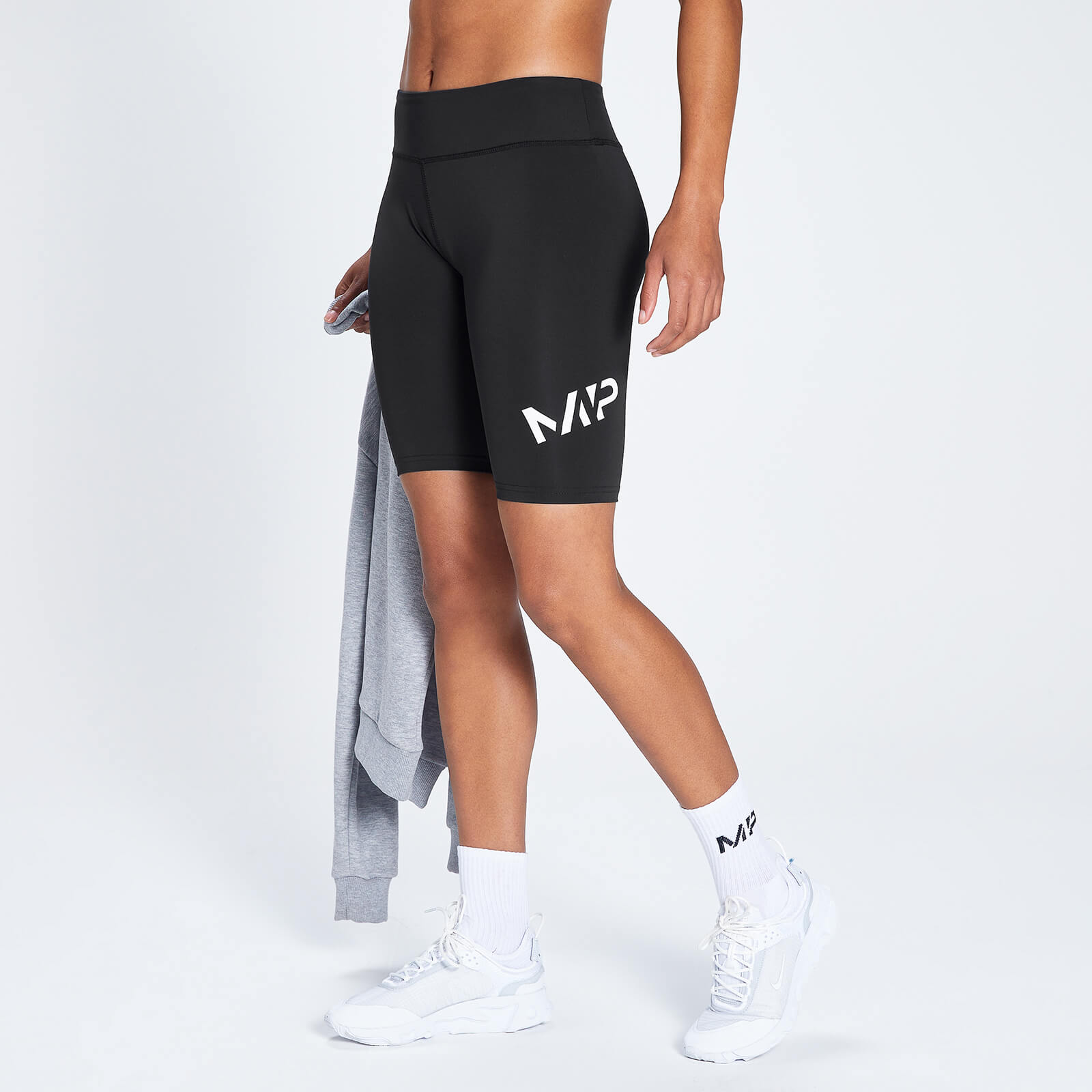 MP ženske biciklističke hlače za trening pune dužine – crne - XXS